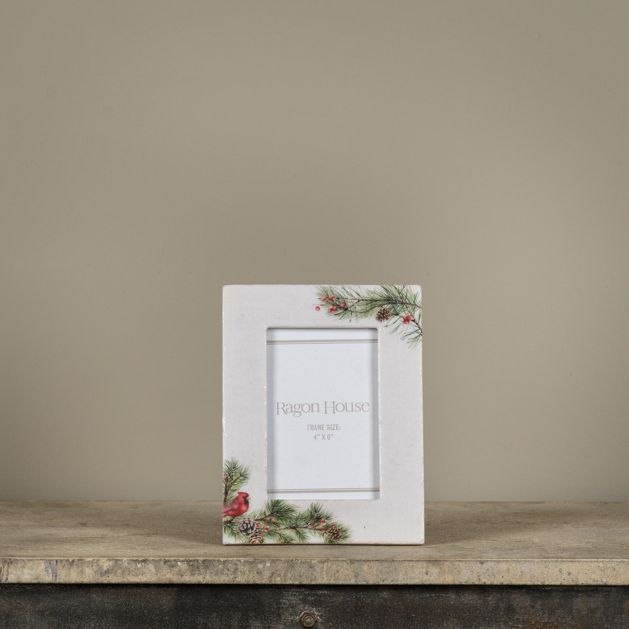 Cardinal Photo Frame, 4" × 6"