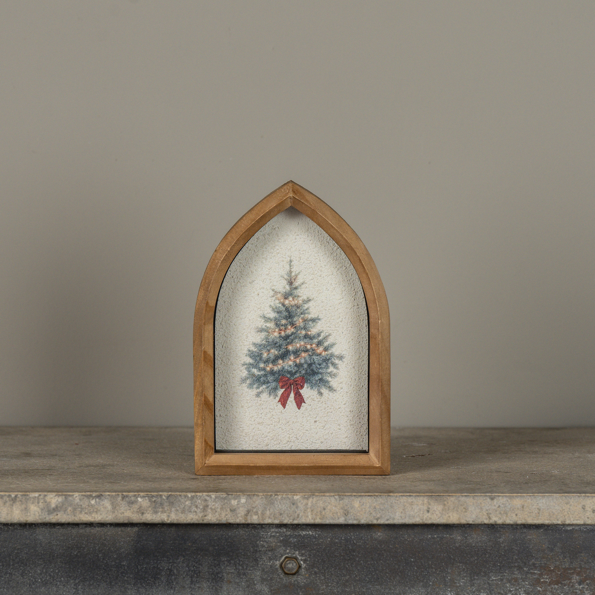 Lighted Tree Framed Tabletop Sign, 8"