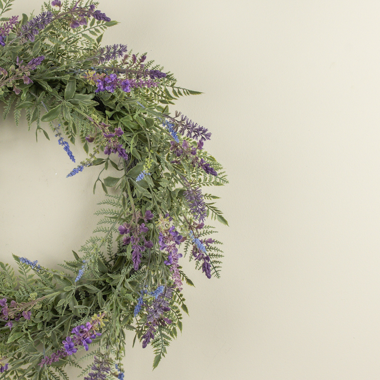 Lavender and Fern Wreath, 24", photo 3 of 4