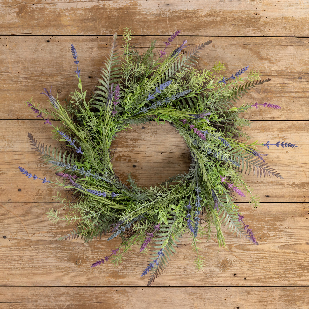 Lavender and Fern Wreath, 24", photo 2 of 4