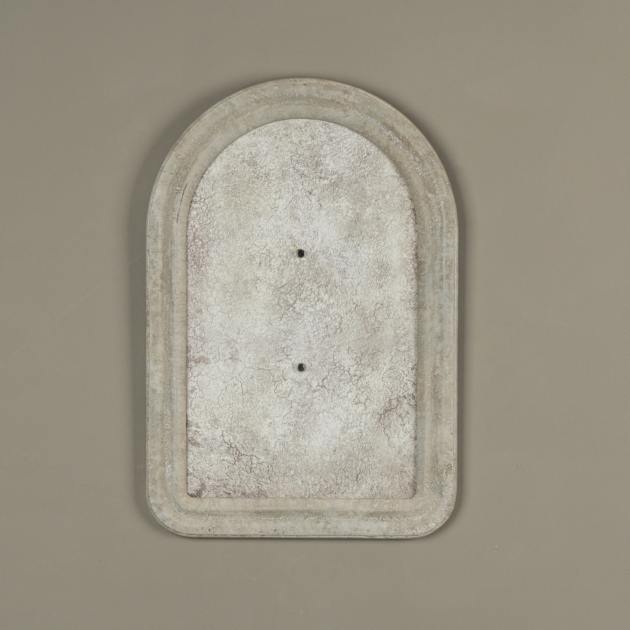 Cream Arched Customizable Magnetic Wall Plaque, 22.25"