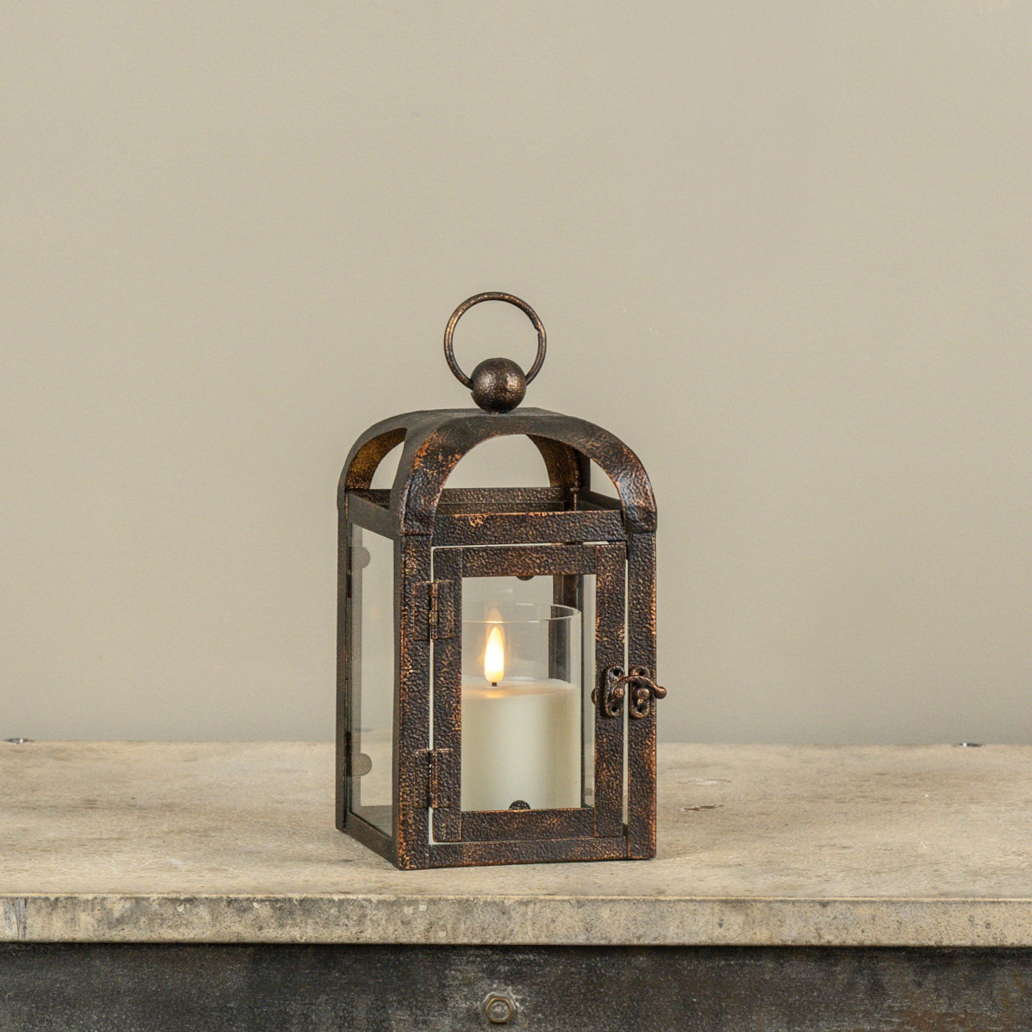 Bronze Arched Lantern, 8.5", photo 2 of 4