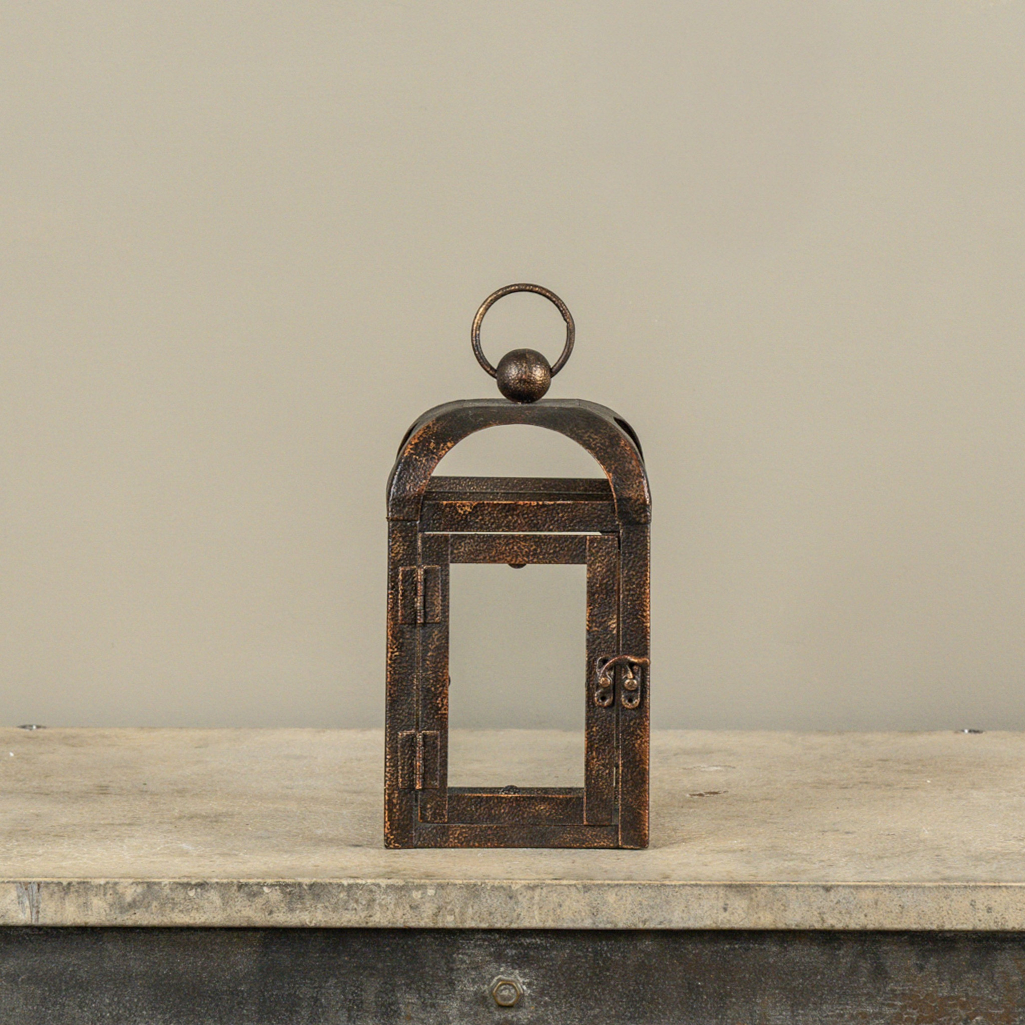 Bronze Arched Lantern, 8.5", photo 3 of 4