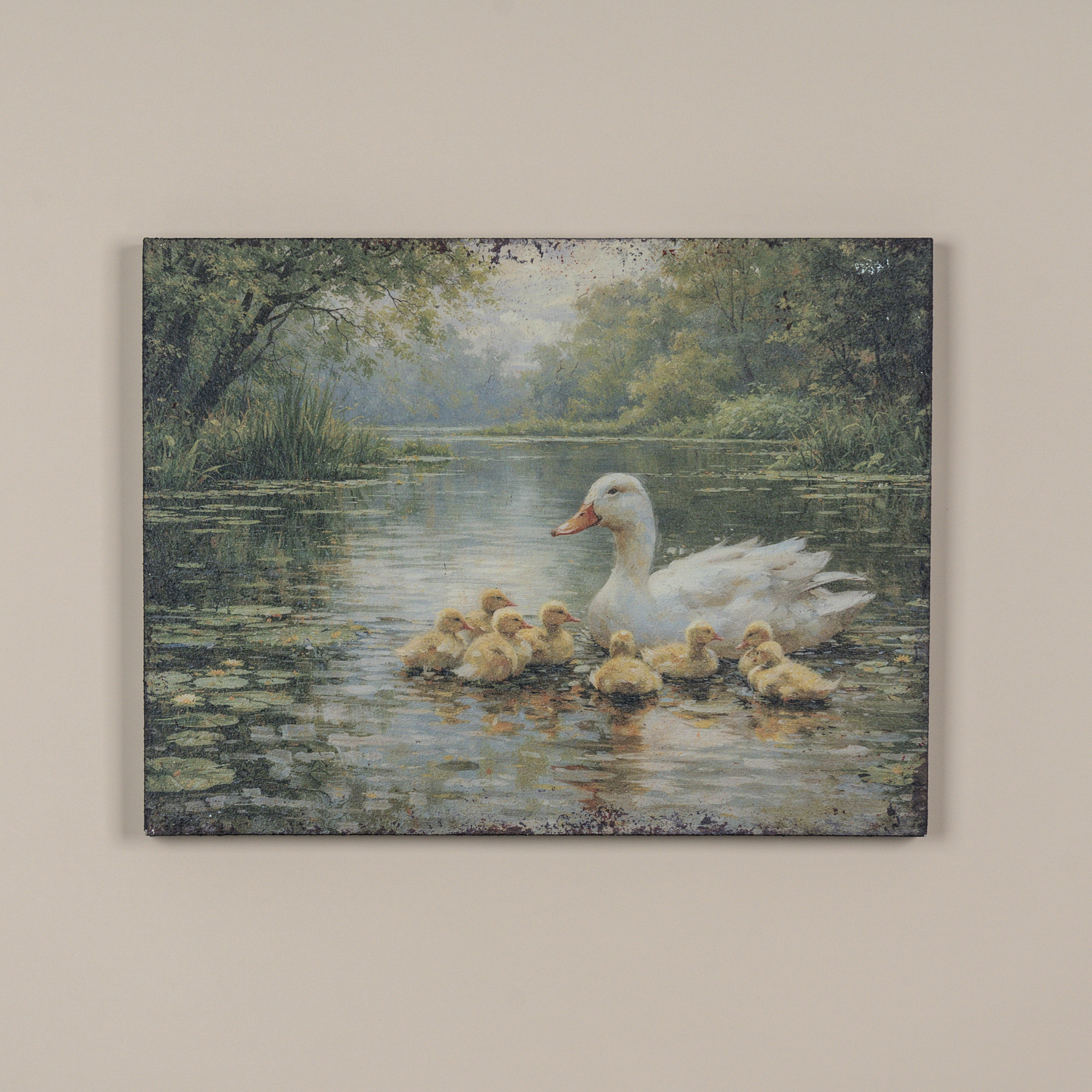Serene Duck Family Print, 24"