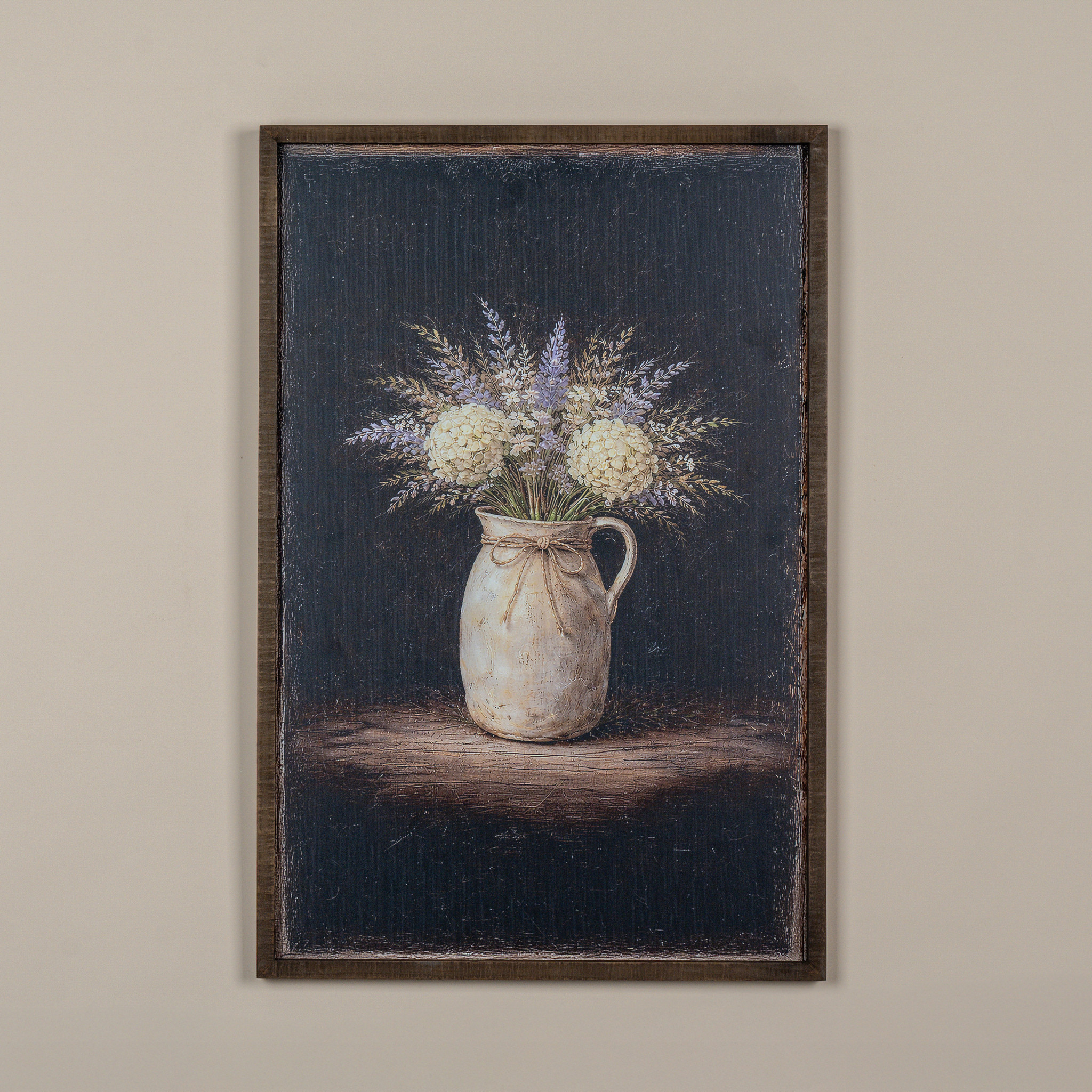 Fresh Picked Flower Vase Print, 30"