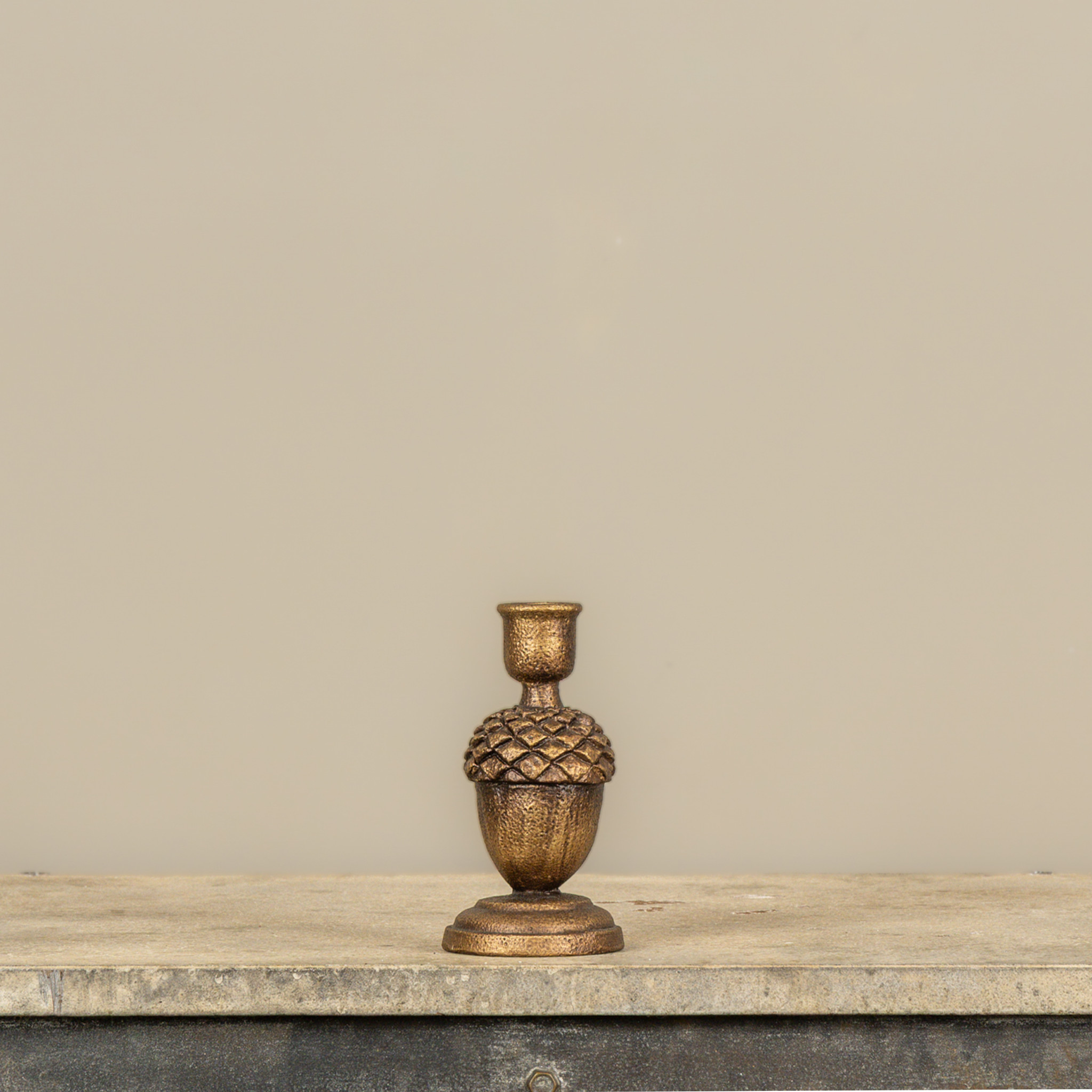 Bronze Pinecone Taper Candle Holder, photo 3 of 3