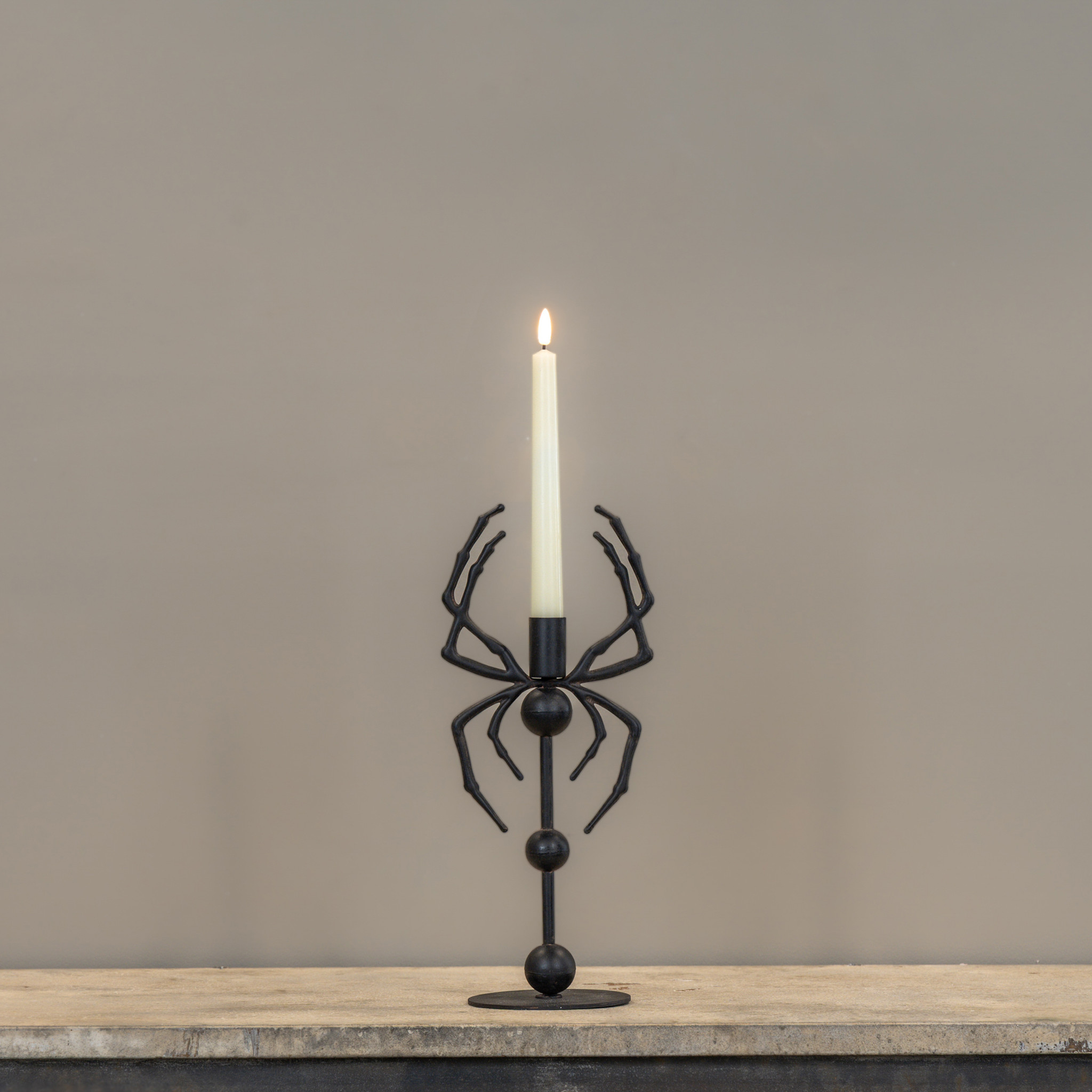 Spider Taper Candle Holder, 13.25", photo 2 of 4