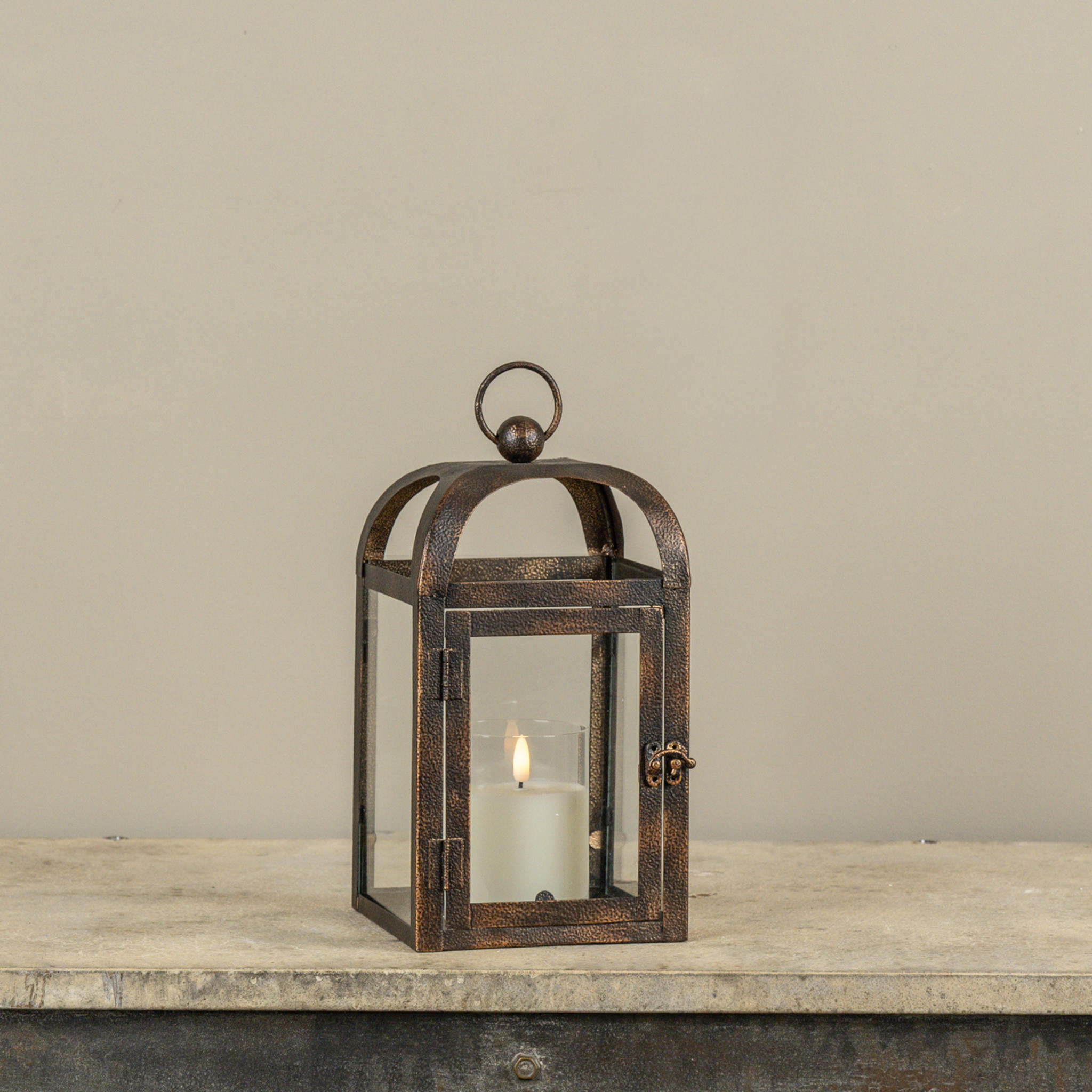 Bronze Arched Lantern, 10.75", photo 2 of 4