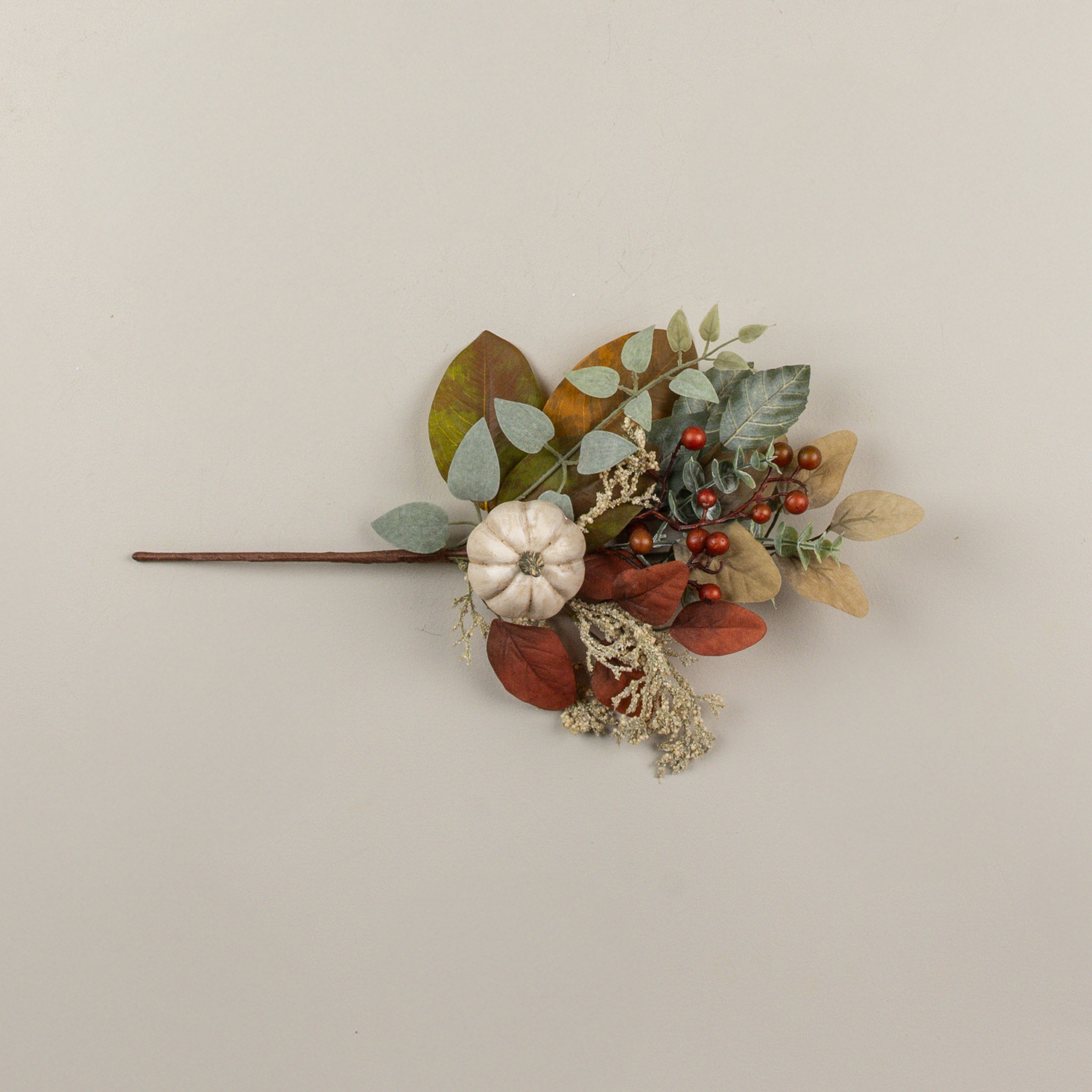 Pumpkin, Eucalyptus & Berries Spray, 19", photo 3 of 5