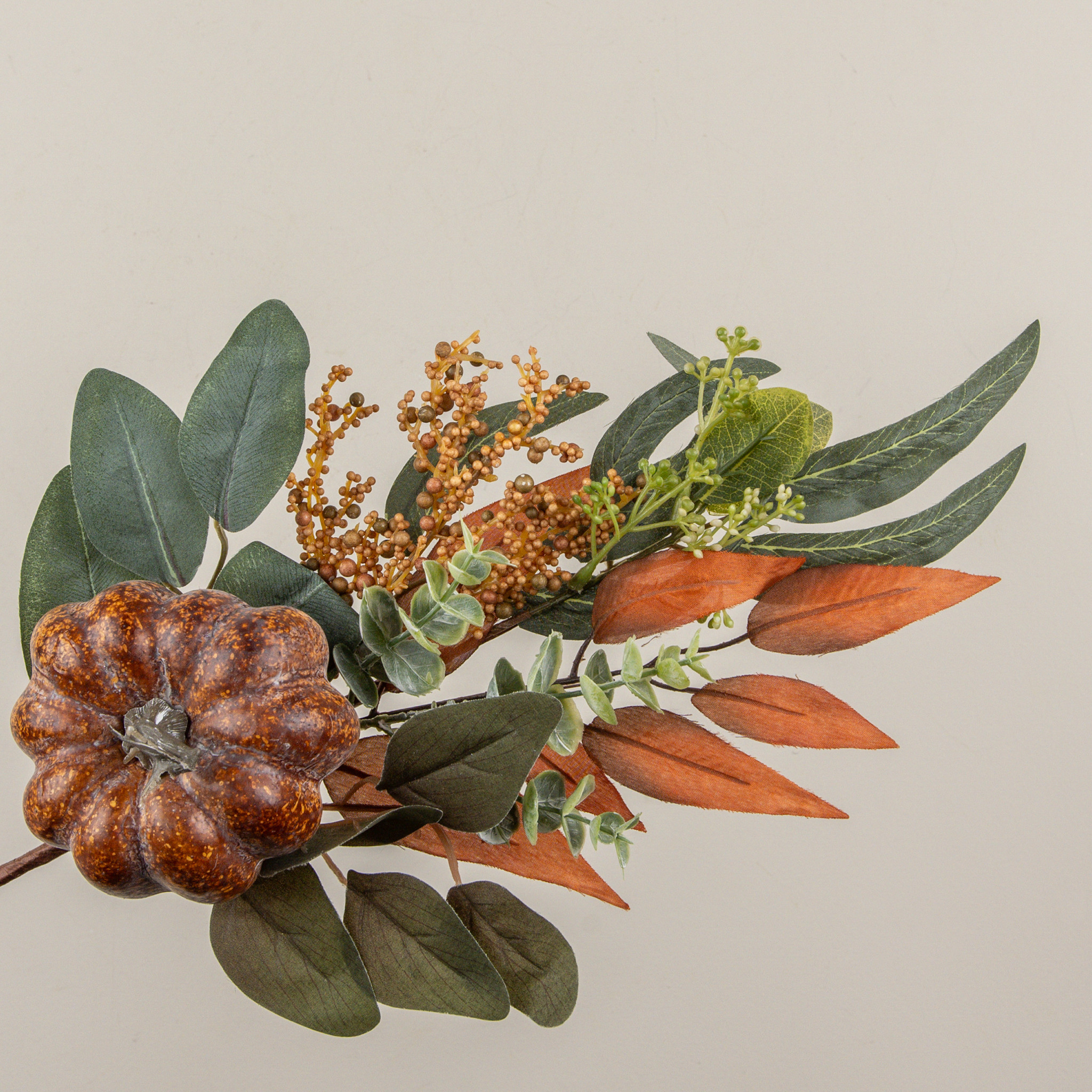 Pumpkin & Eucalyptus Pick, 20", photo 3 of 6