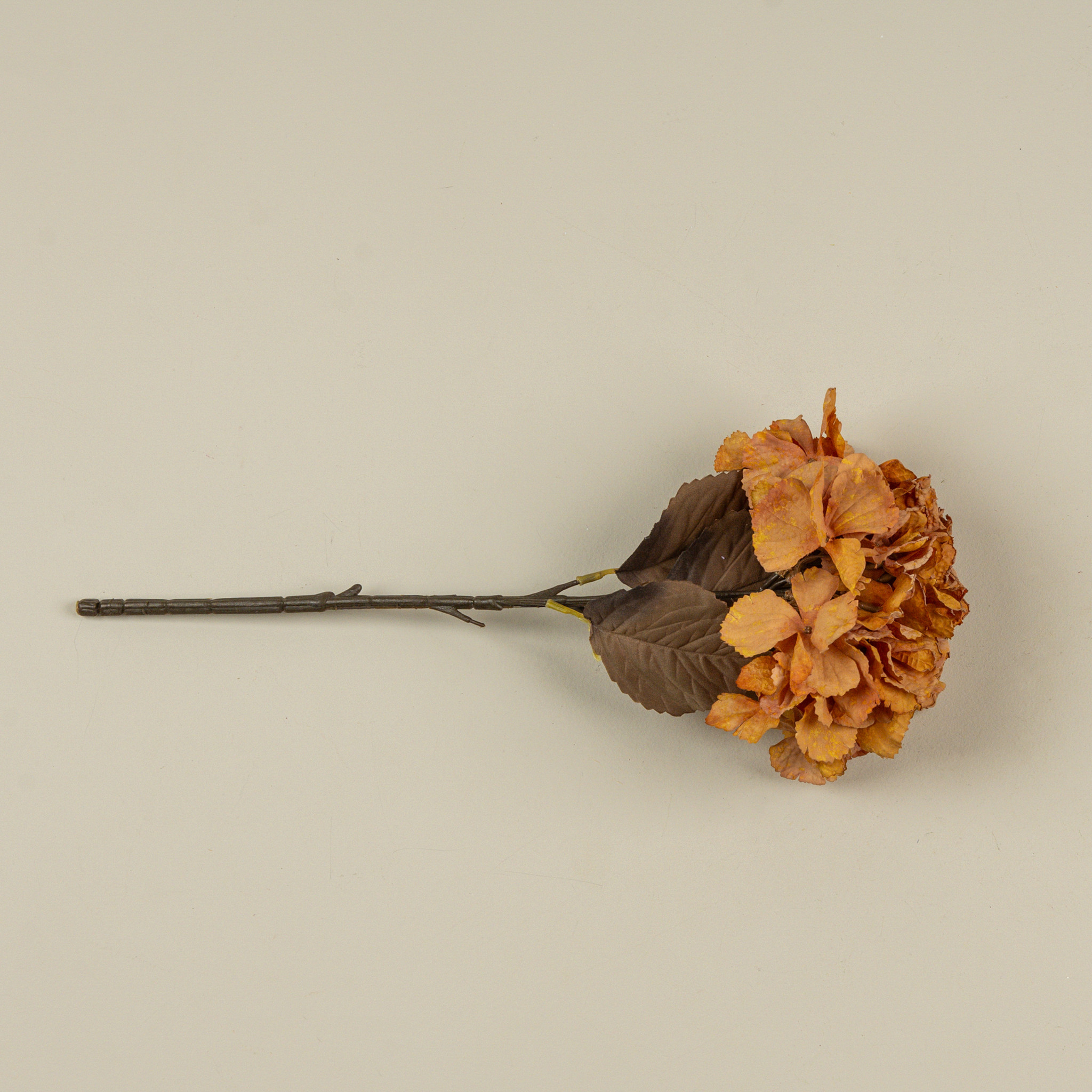 Orange Hydrangea Spray, 19", photo 3 of 4
