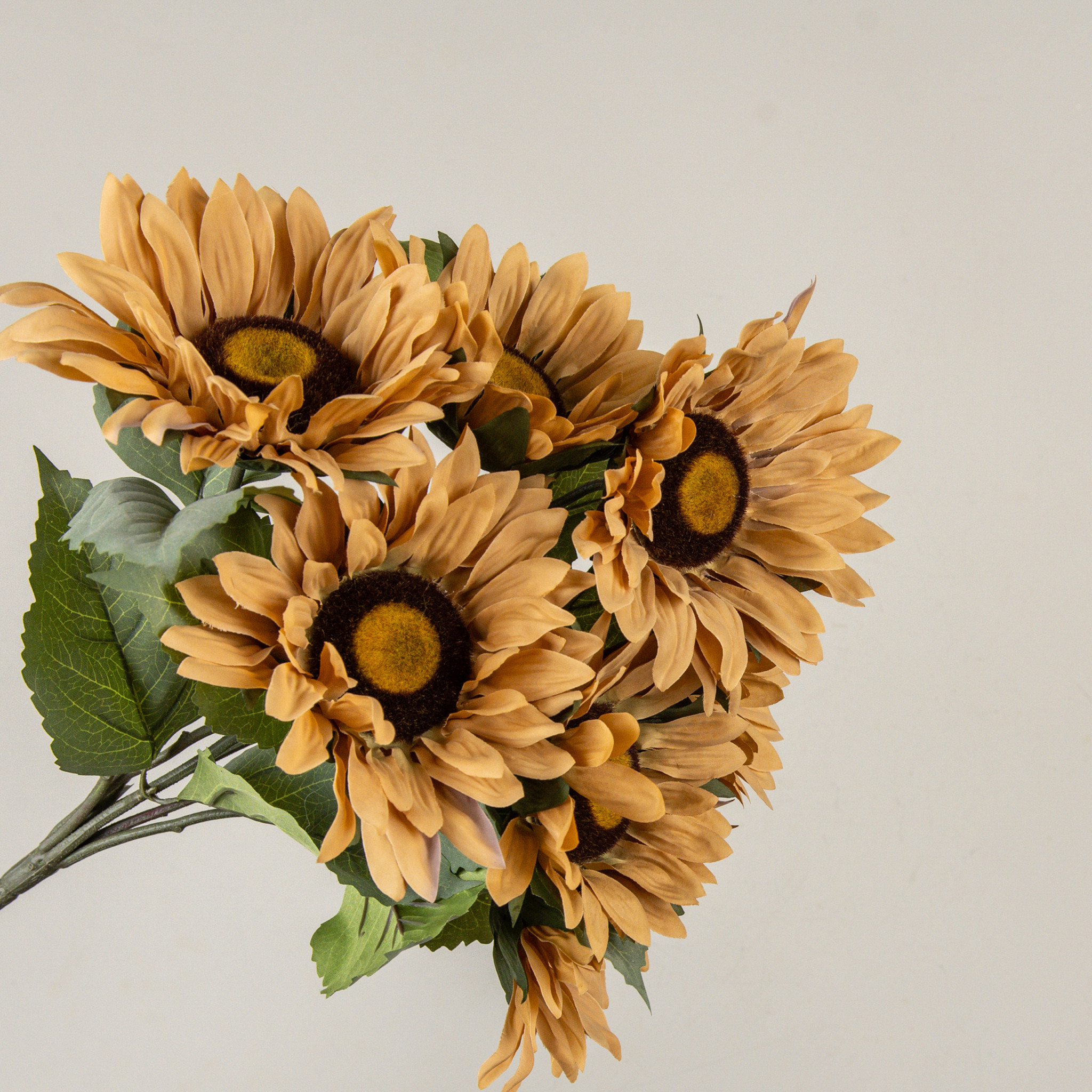 Tan Sunflower Bush, 20", photo 2 of 4