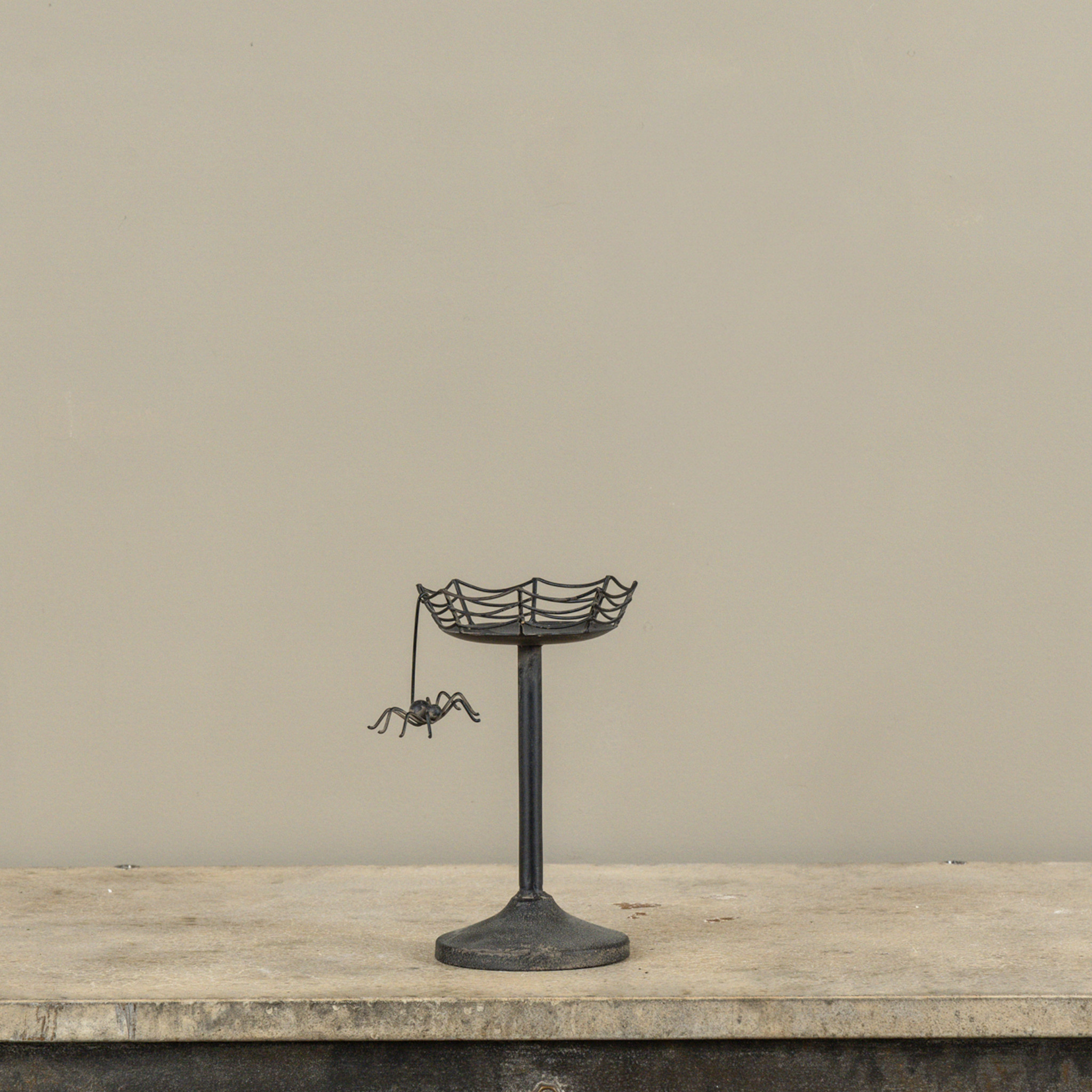 Spider Web Pillar Candle Holder, 7.5", photo 4 of 5