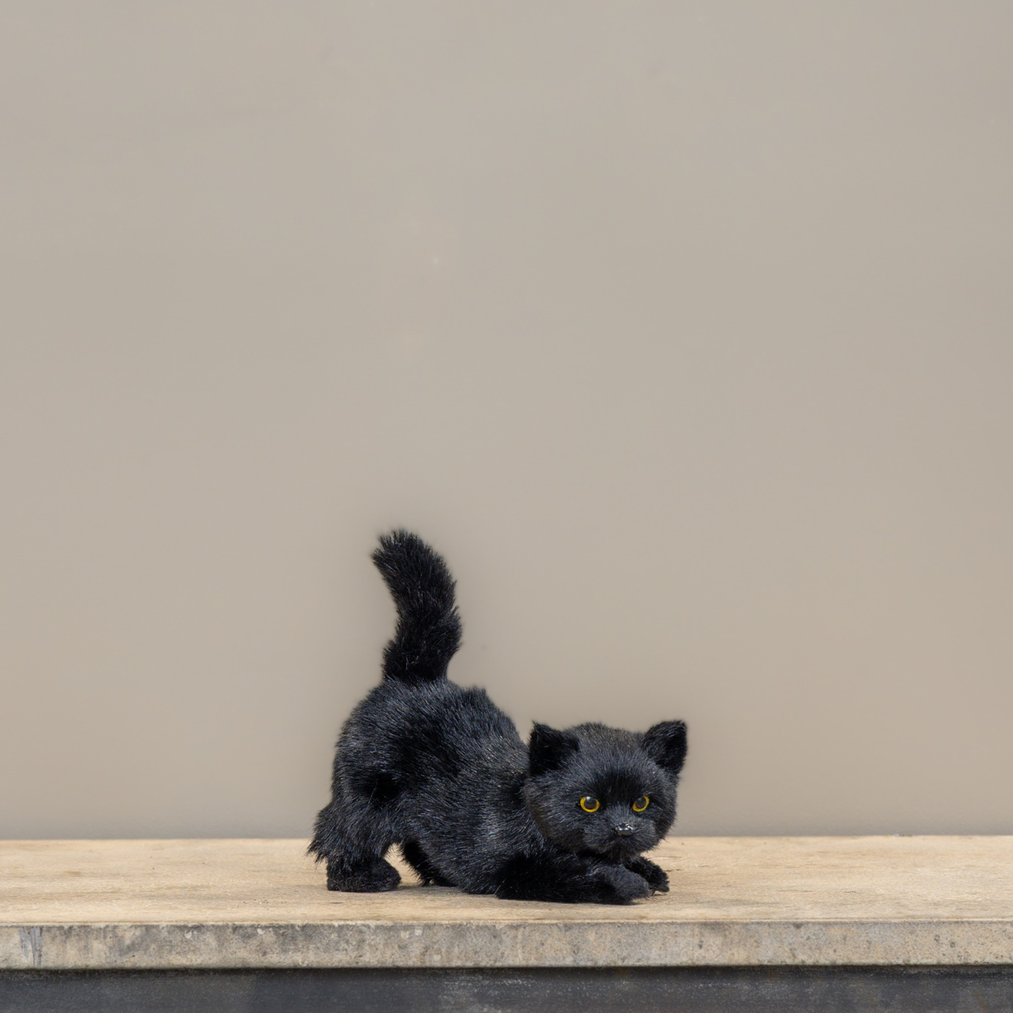 Pouncing Black Cat, 6.75", photo 2 of 3