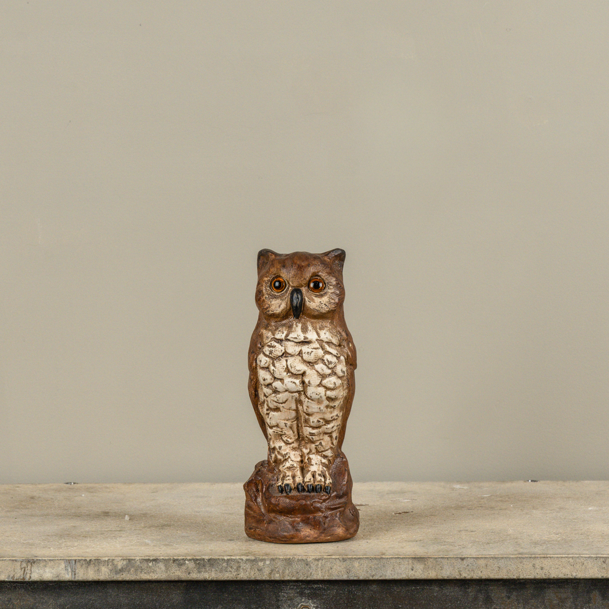 Vintage Brown Owl, 10.25", photo 2 of 2