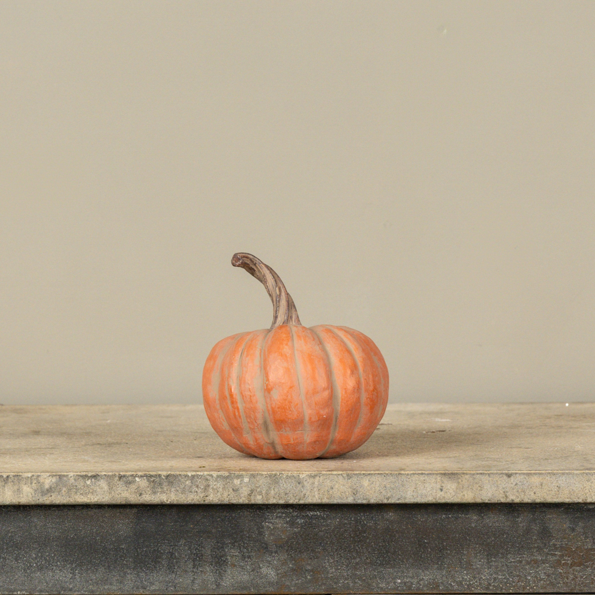 Dusty Orange Pumpkin, 5.5", photo 2 of 3