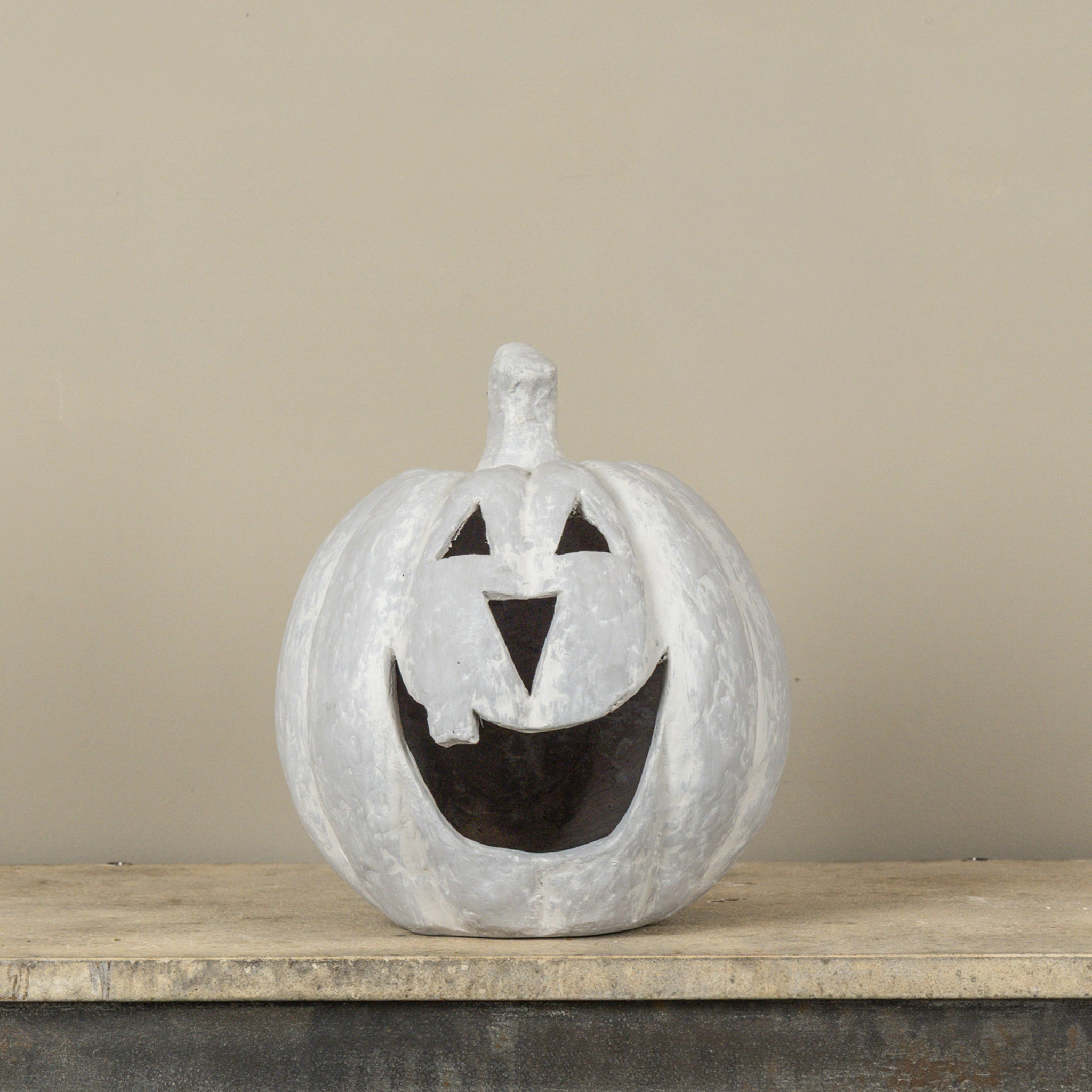 Grey Big Mouth Pumpkin, 11", photo 2 of 3
