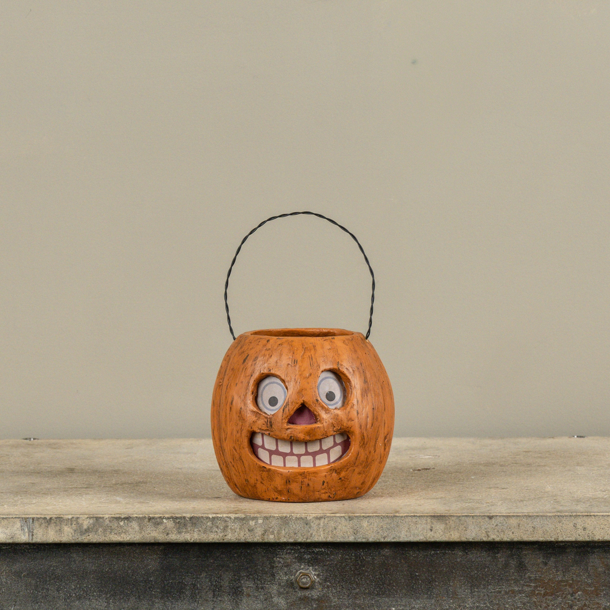 Jack-O-Lantern Candy Container with Handle, 5", photo 2 of 2