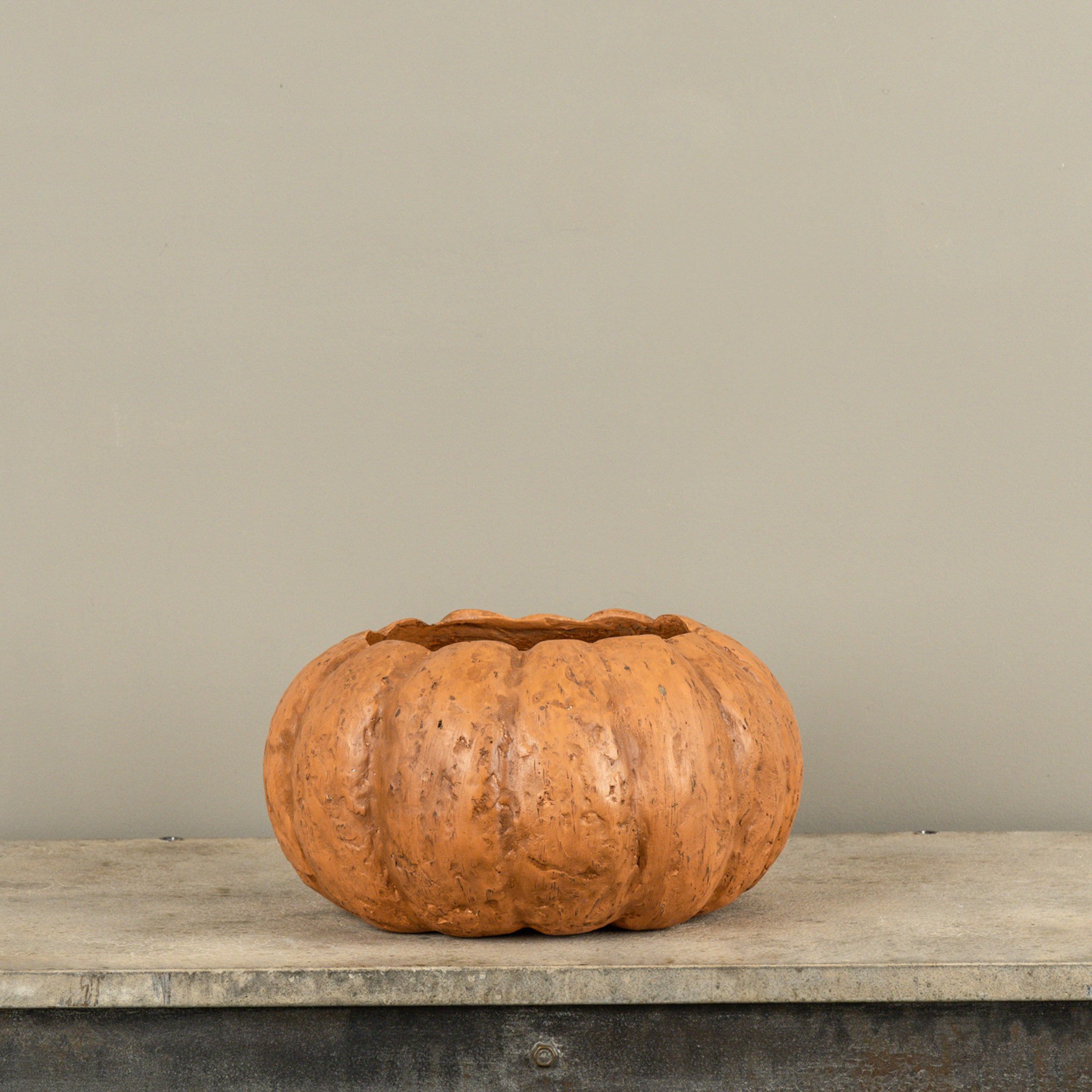 Terracotta Pumpkin Planter, 6.5", photo 2 of 3