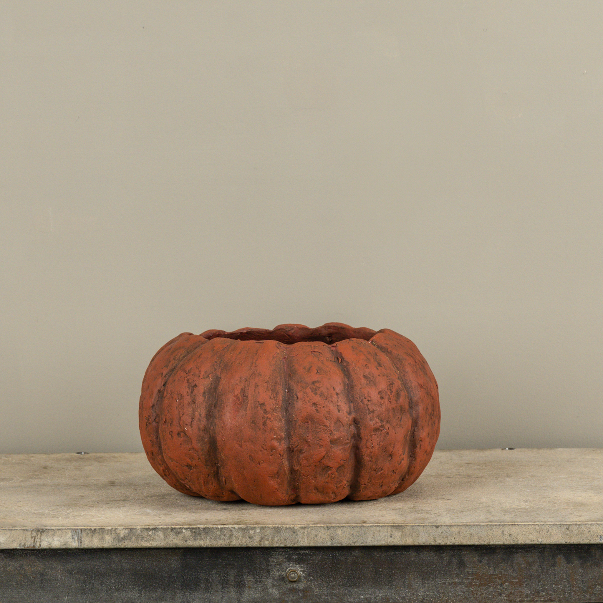 Orange Pumpkin Planter, 6.5", photo 2 of 3