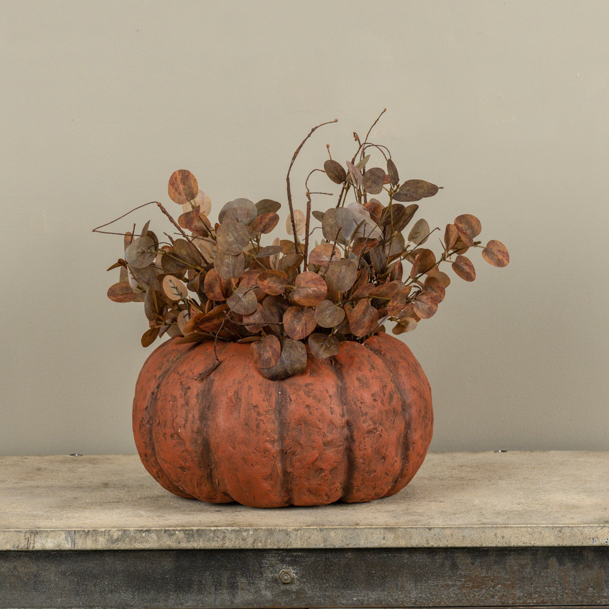 Orange Pumpkin Planter, 6.5", photo 3 of 3