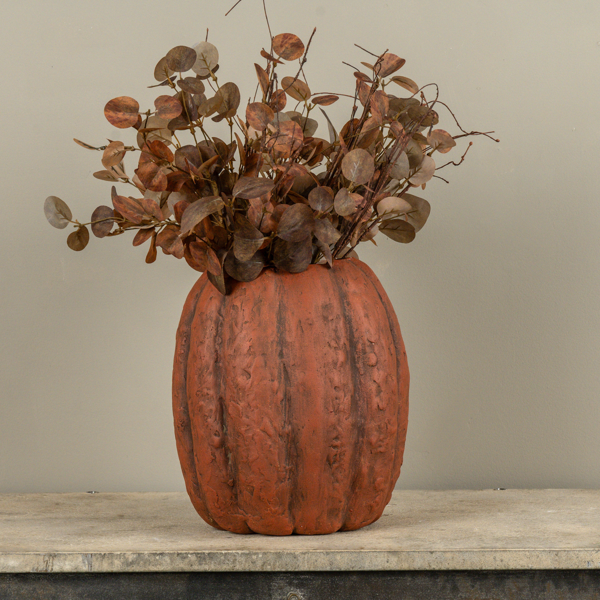Orange Pumpkin Planter, 11", photo 3 of 3