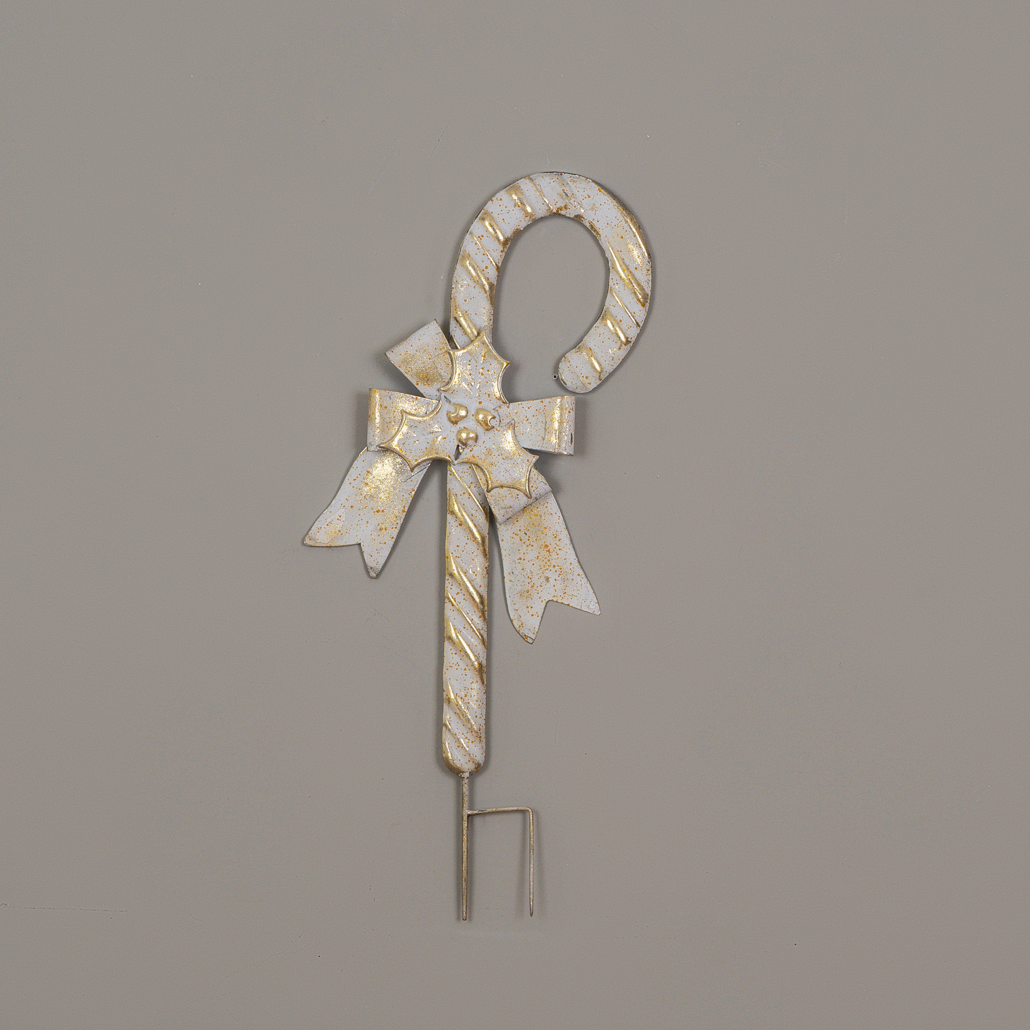 Gold Candy Cane Stake, 28.75"