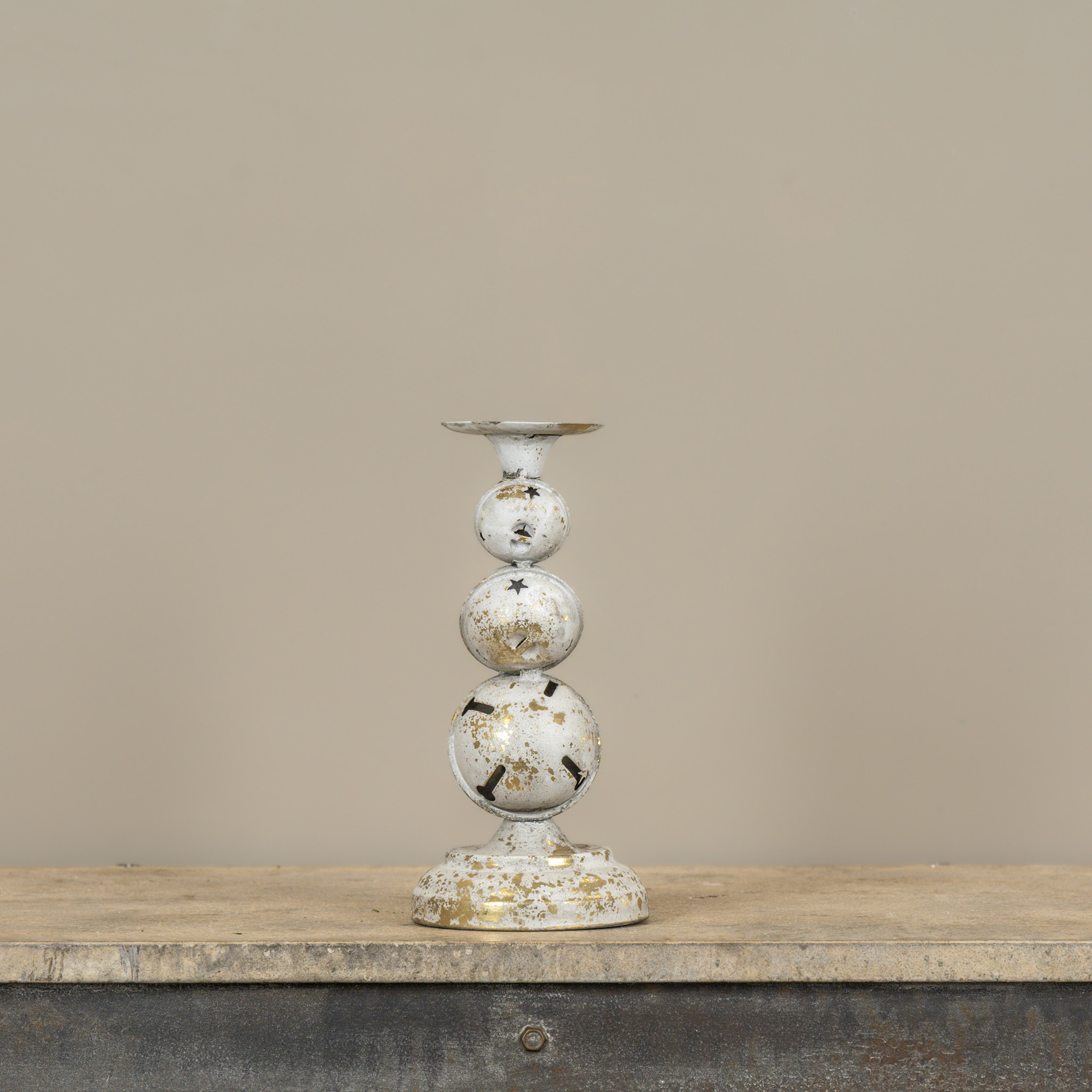 Gold Bells Pillar Candle Holder, 10.25", photo 3 of 3