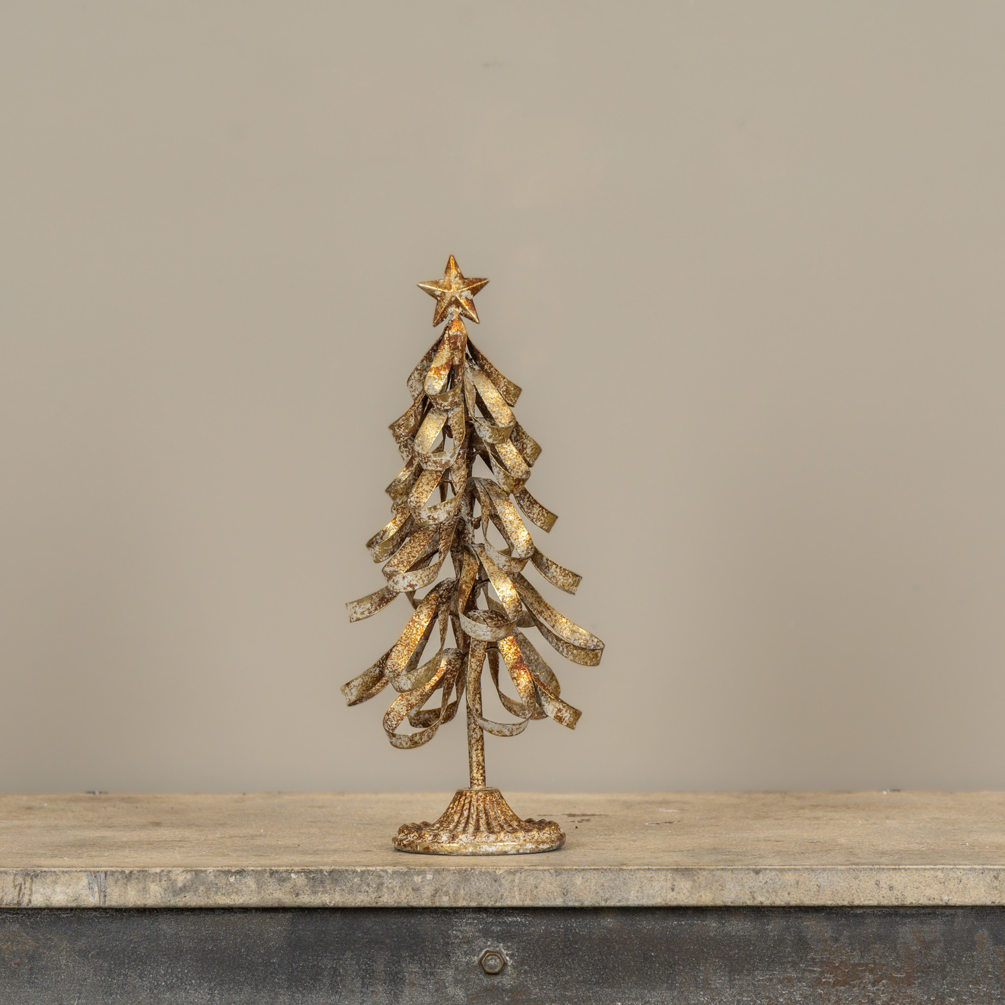 Gold Christmas Tree, 12.75", photo 2 of 3