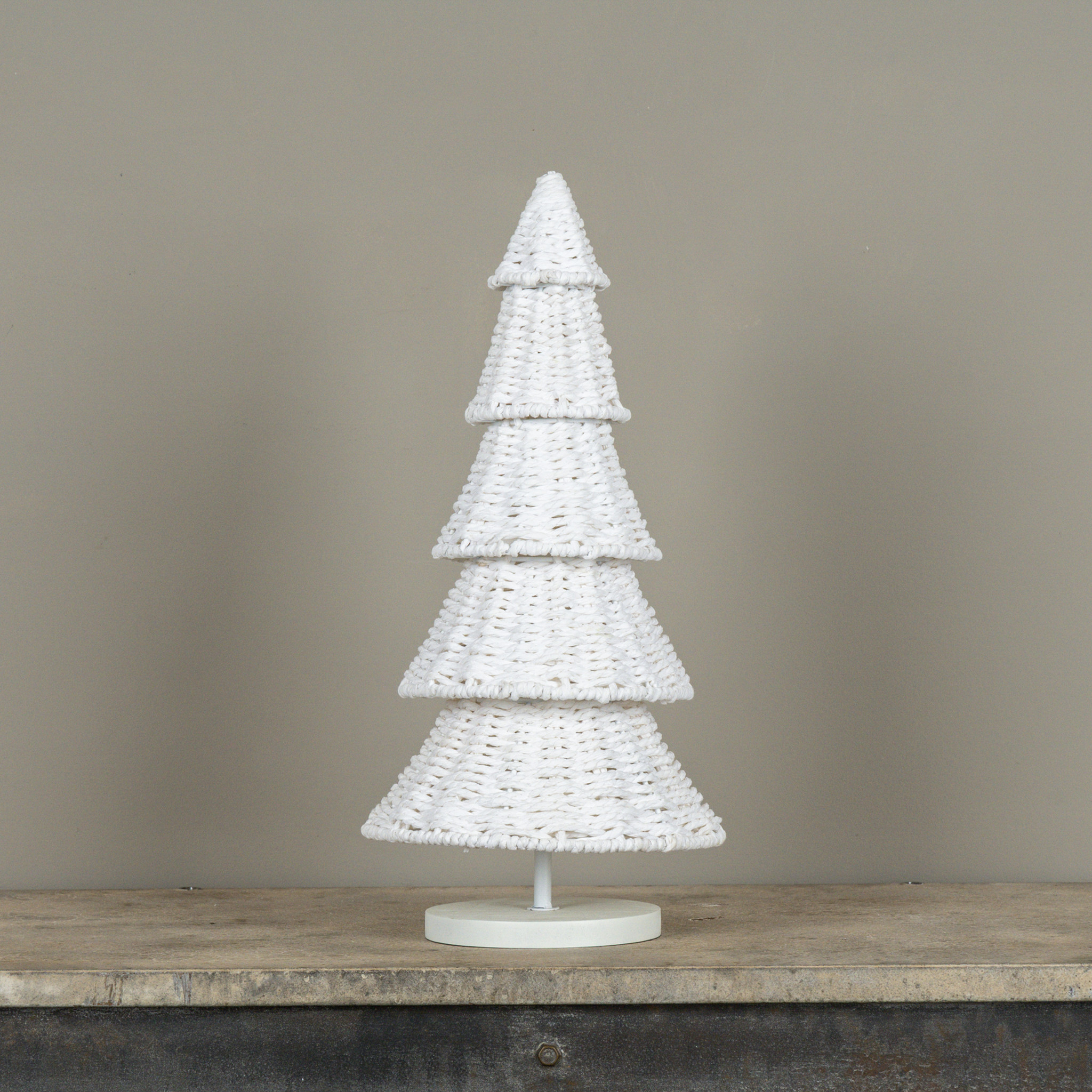 Cream Rattan Tree, 17.5", photo 2 of 3