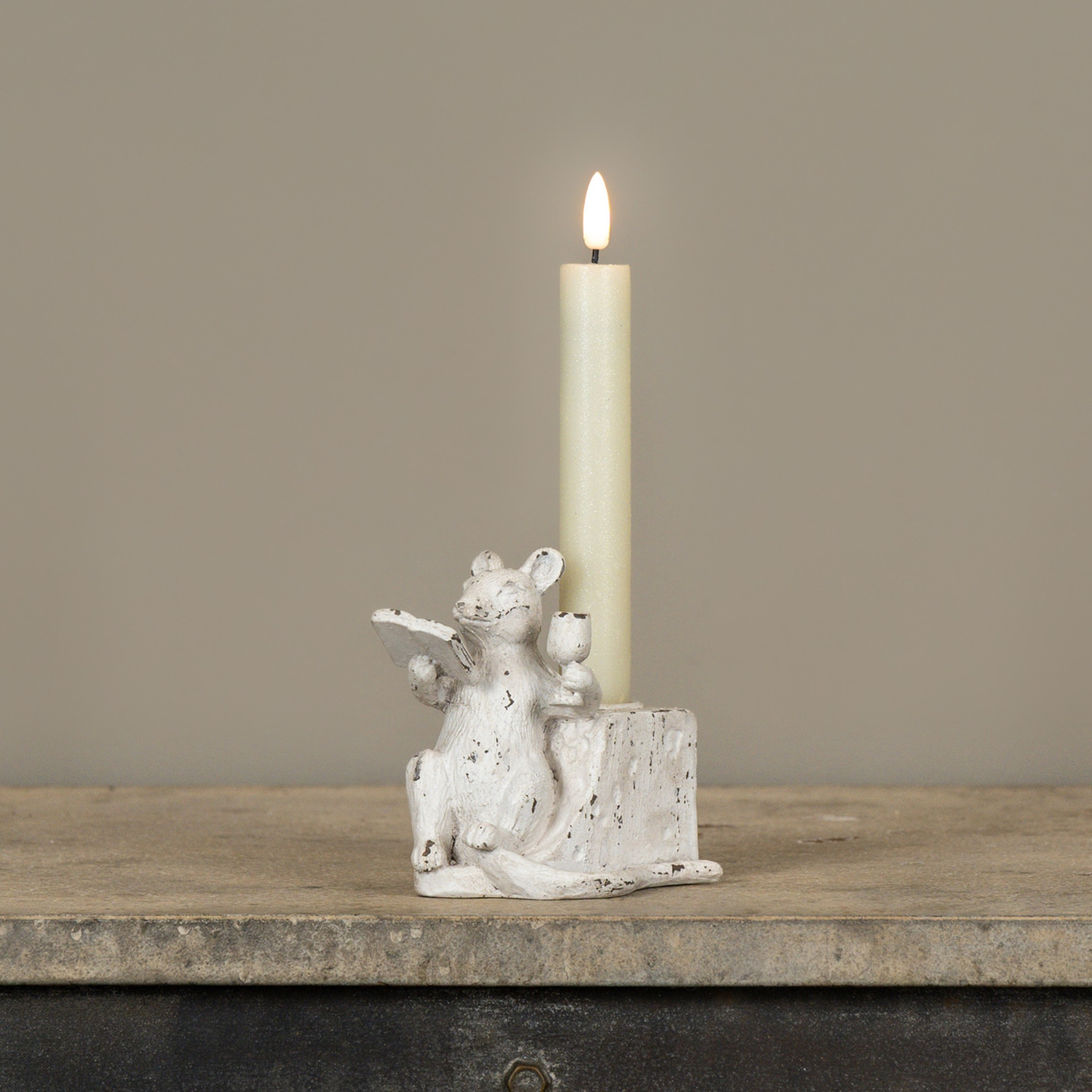 Mouse Taper Candle Holder, 4", photo 2 of 3
