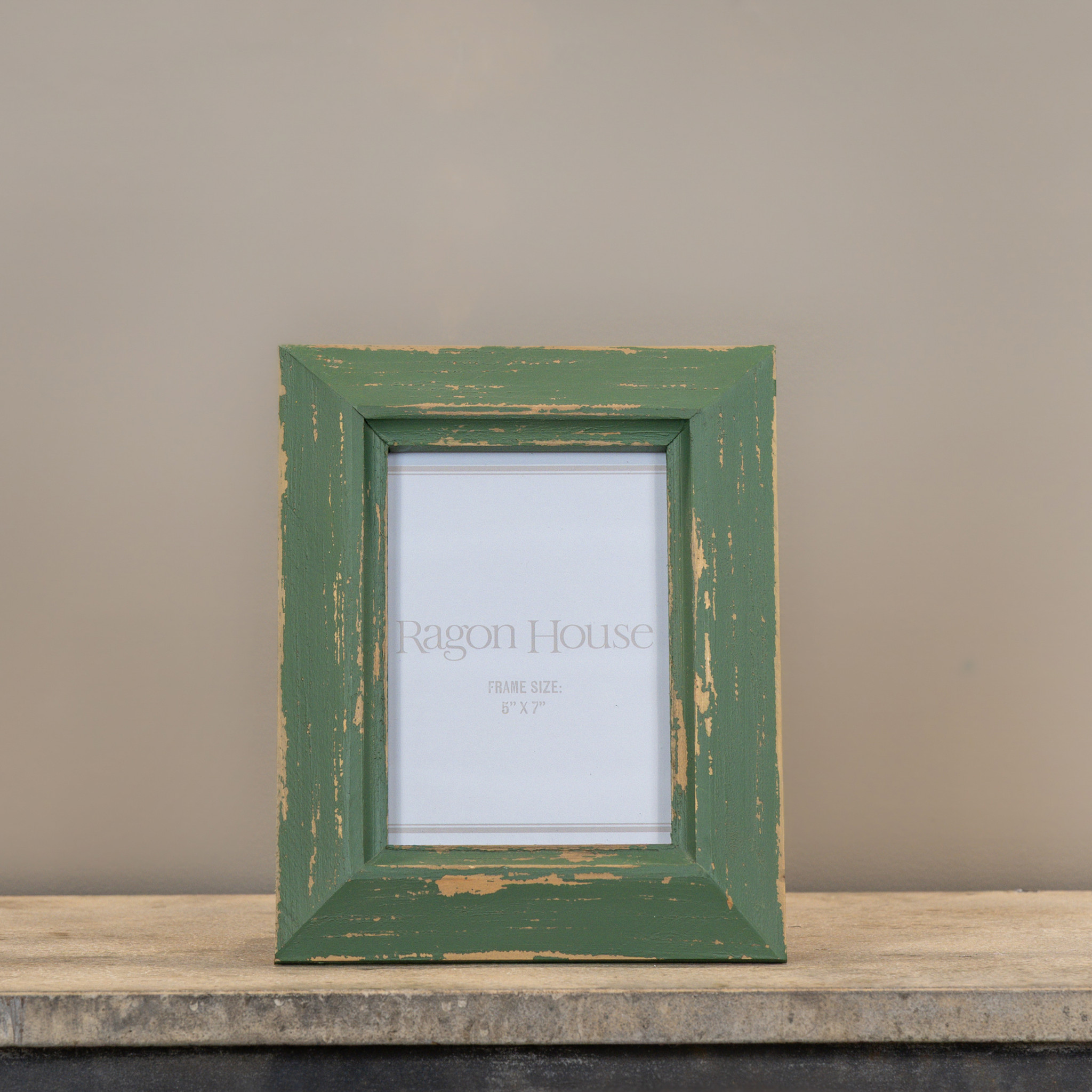 Green Chippy Photo Frame, 5" × 7", photo 2 of 3