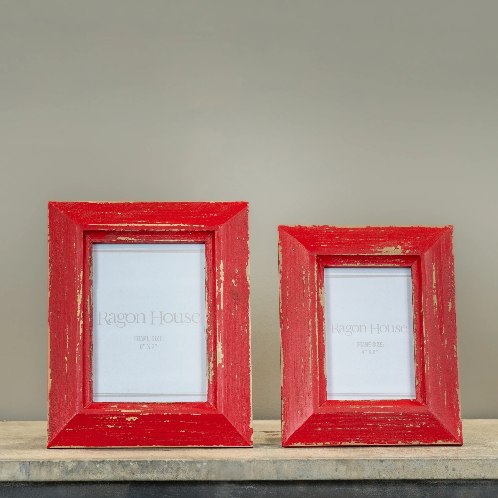 Red Chippy Photo Frame, 5" × 7", photo 3 of 3