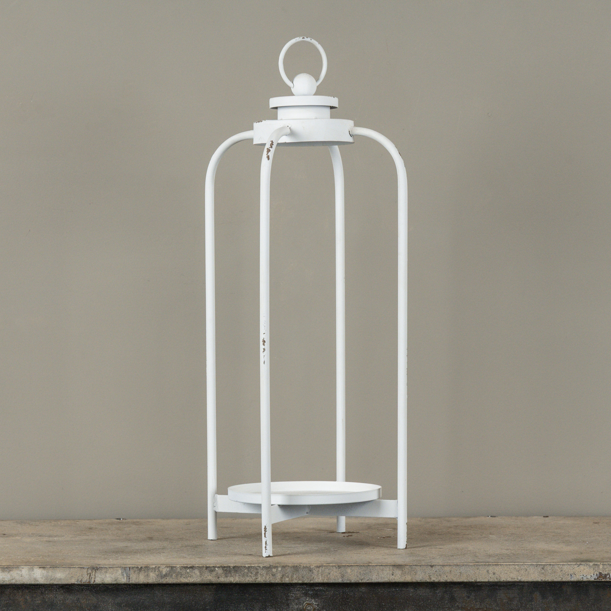 White Carmen Lantern, 21.75", photo 2 of 4