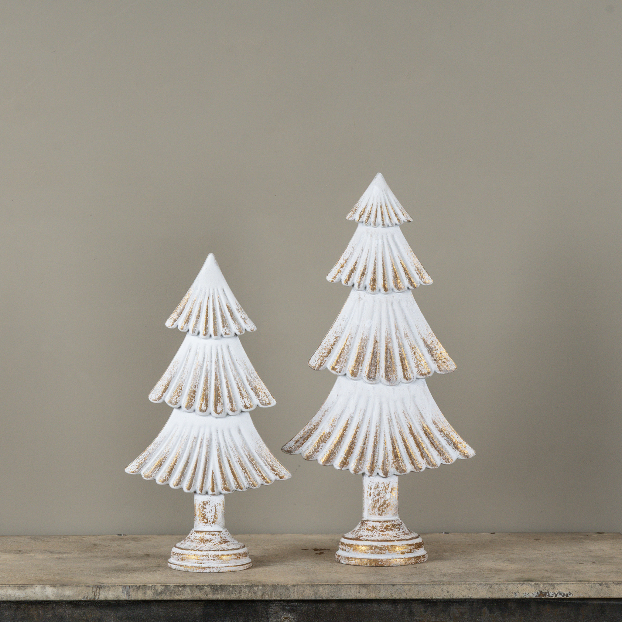 Textured White Wood Tree, 20.75", photo 5 of 5