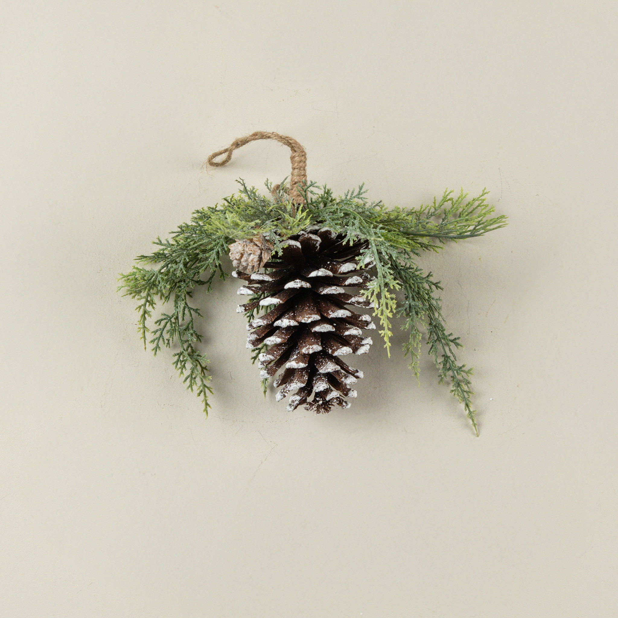 Pinecone with Cedar Ornament, 9"