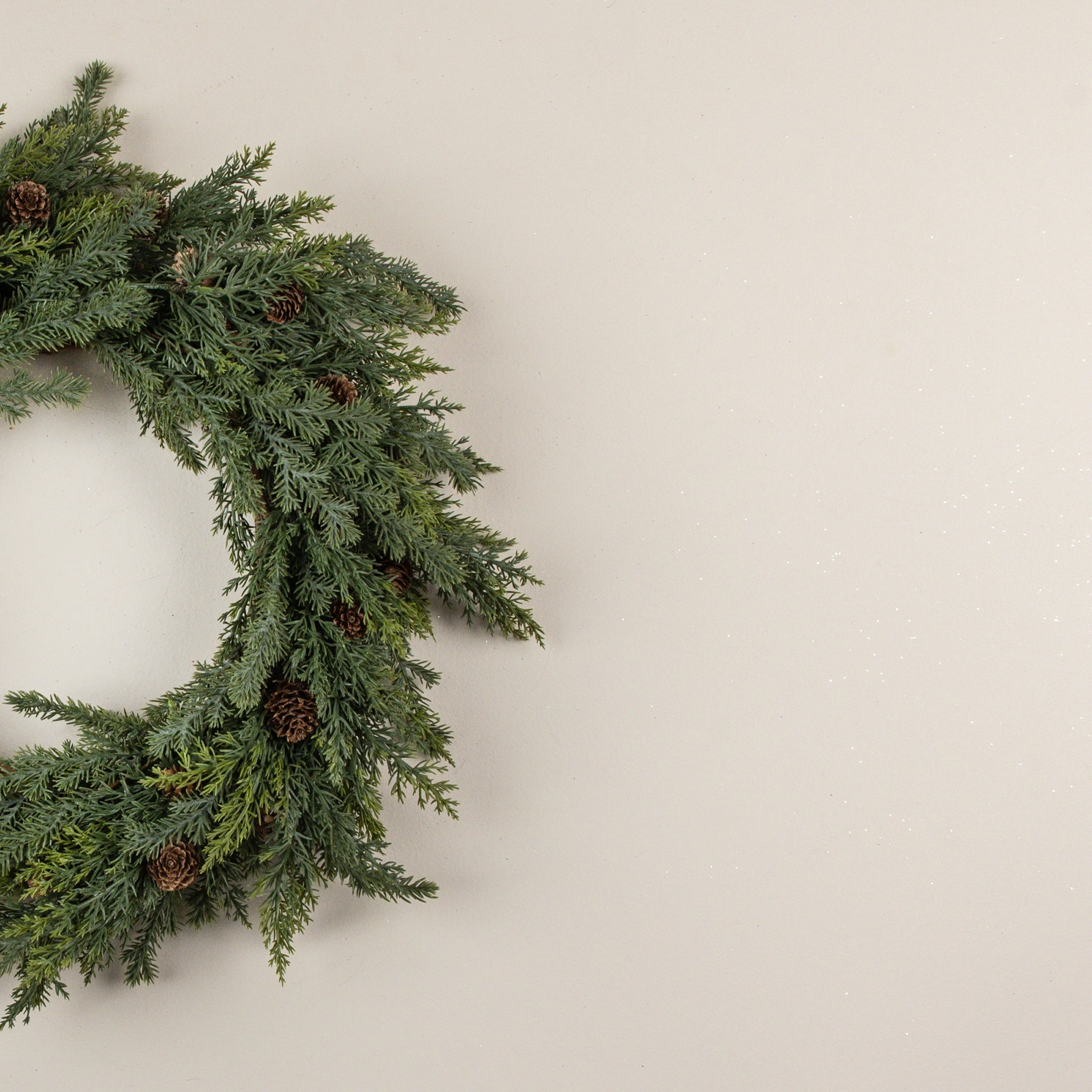 Juniper & Pinecone Wreath, 22", photo 2 of 4