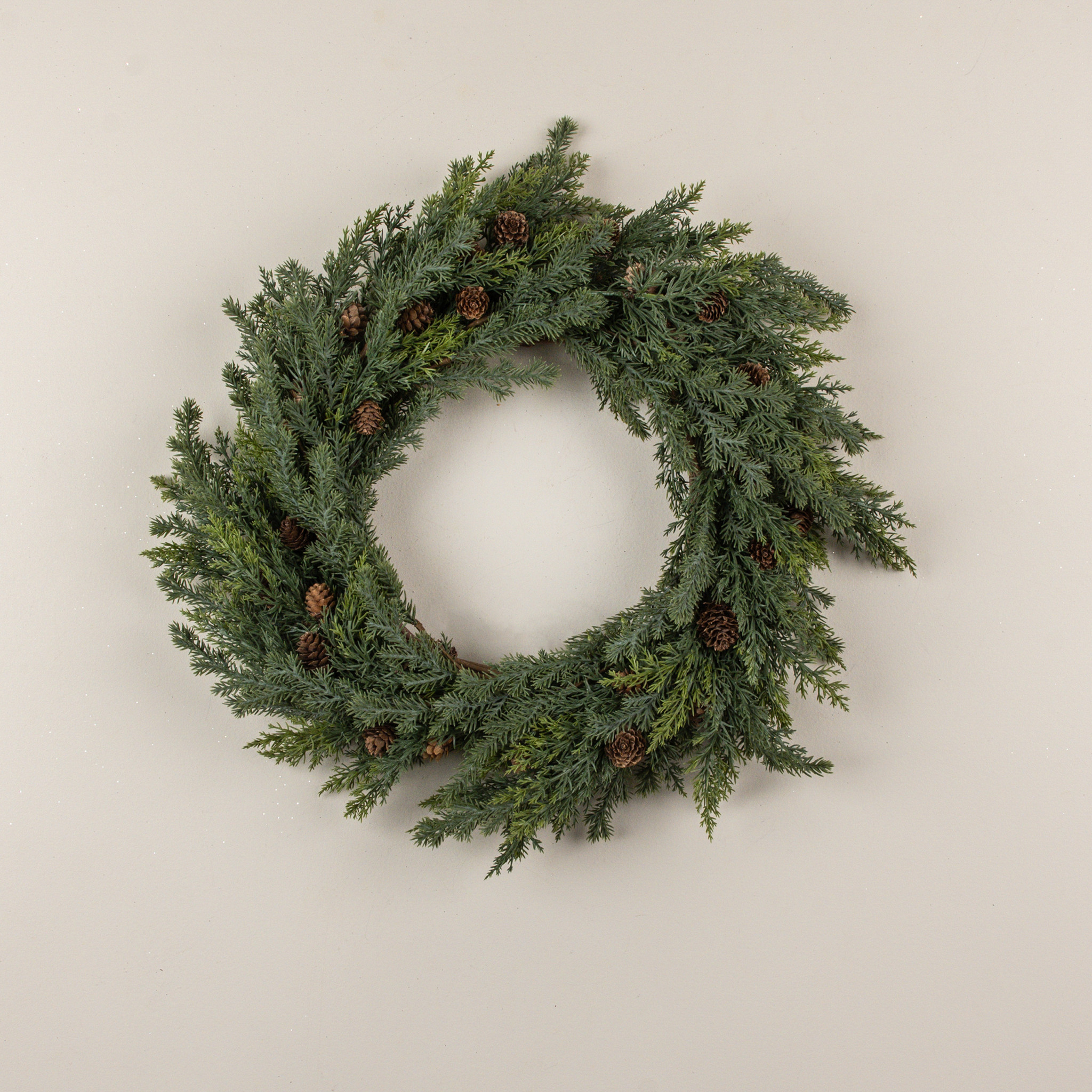 Juniper & Pinecone Wreath, 22", photo 3 of 4