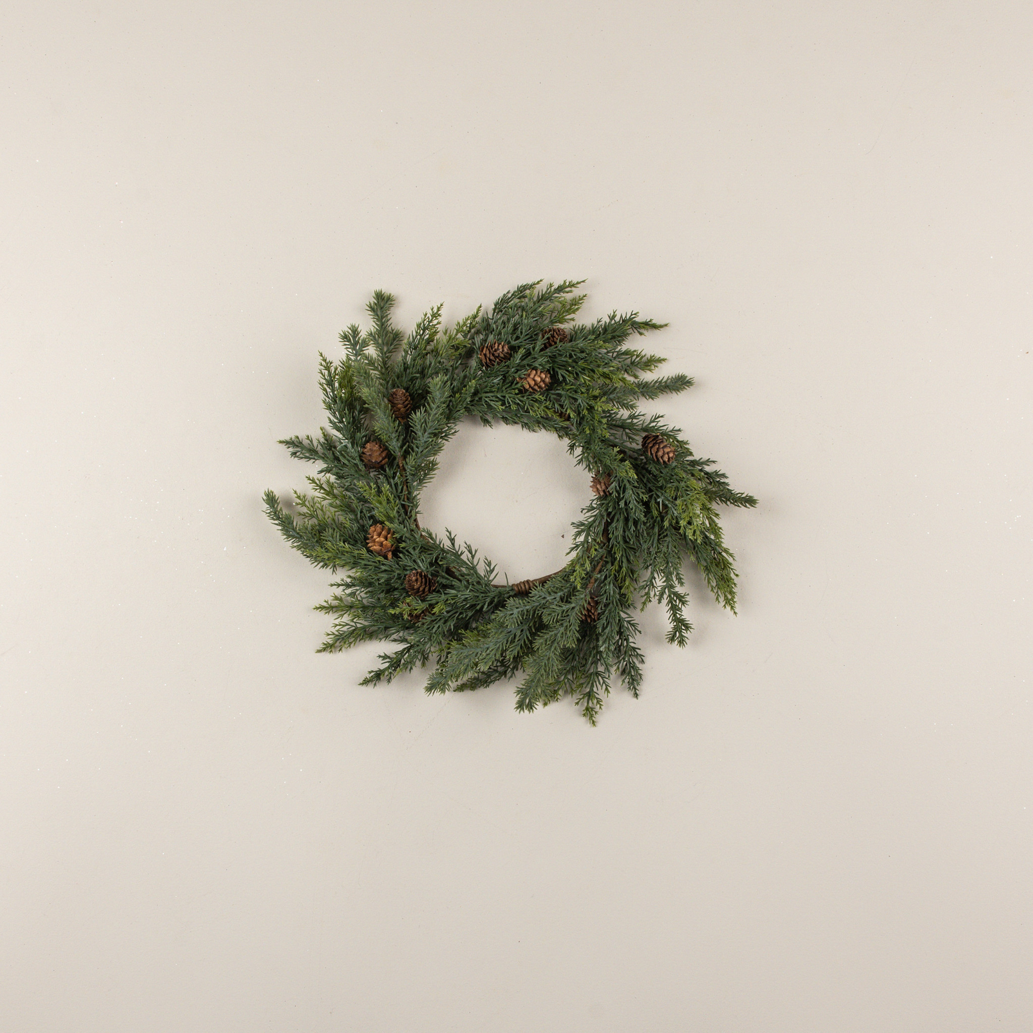 Juniper &Pinecone Candle Ring, 16", photo 2 of 3