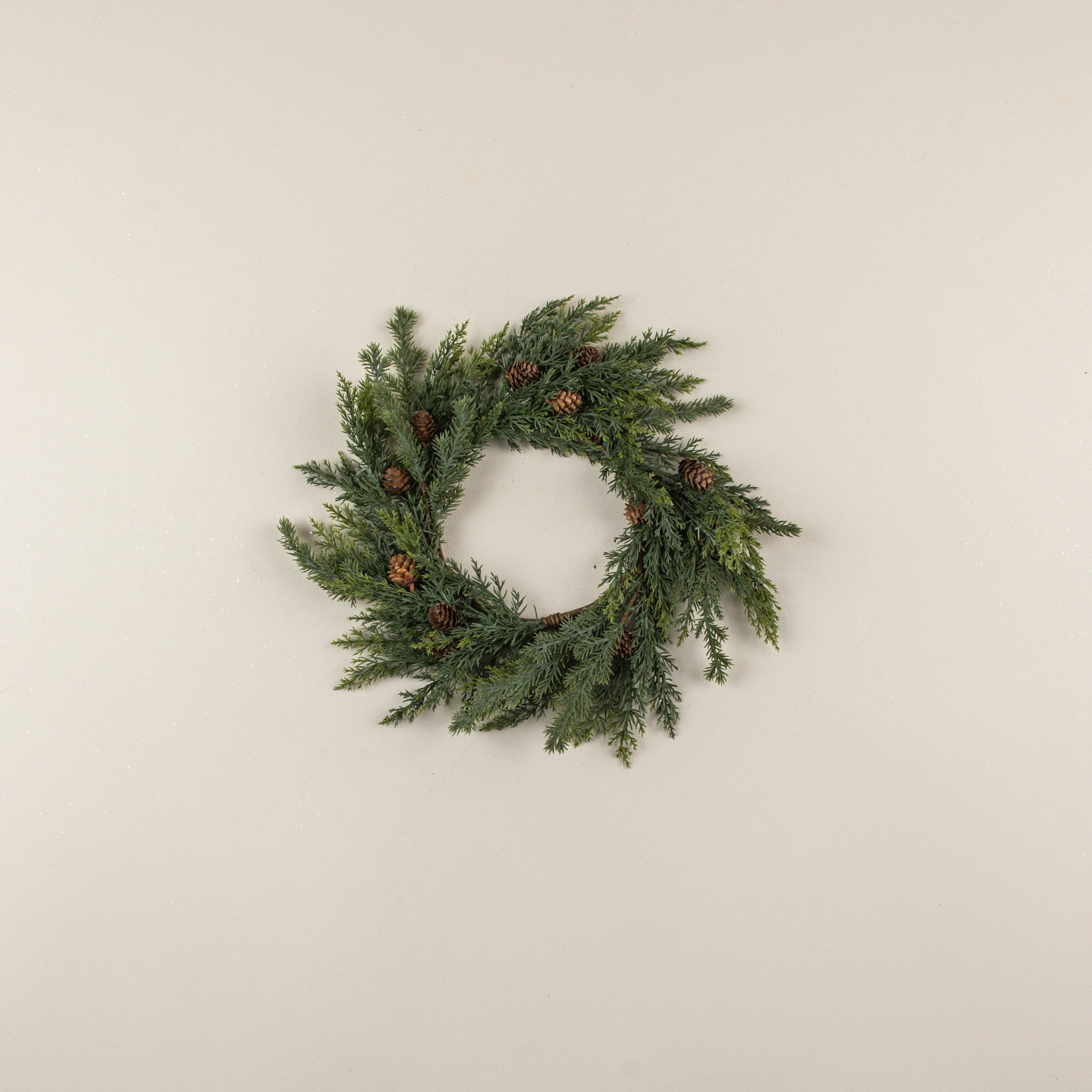 Juniper &Pinecone Candle Ring, 16", photo 2 of 3
