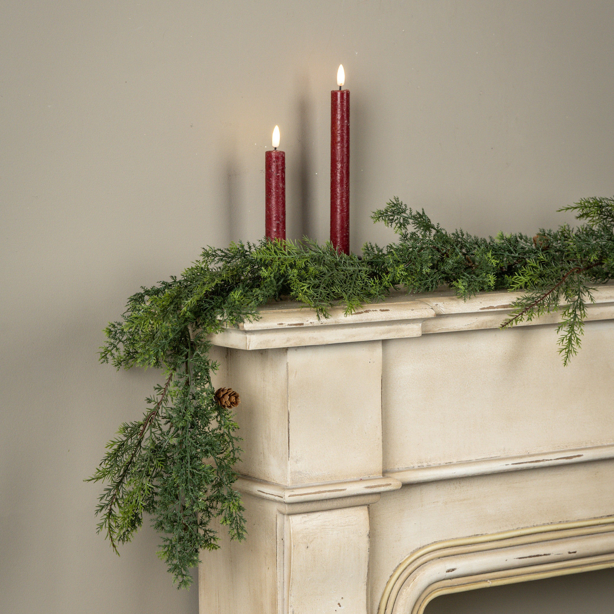 Northern Red Cedar & Prickly Pine Garland, 6 ft, photo 2 of 2