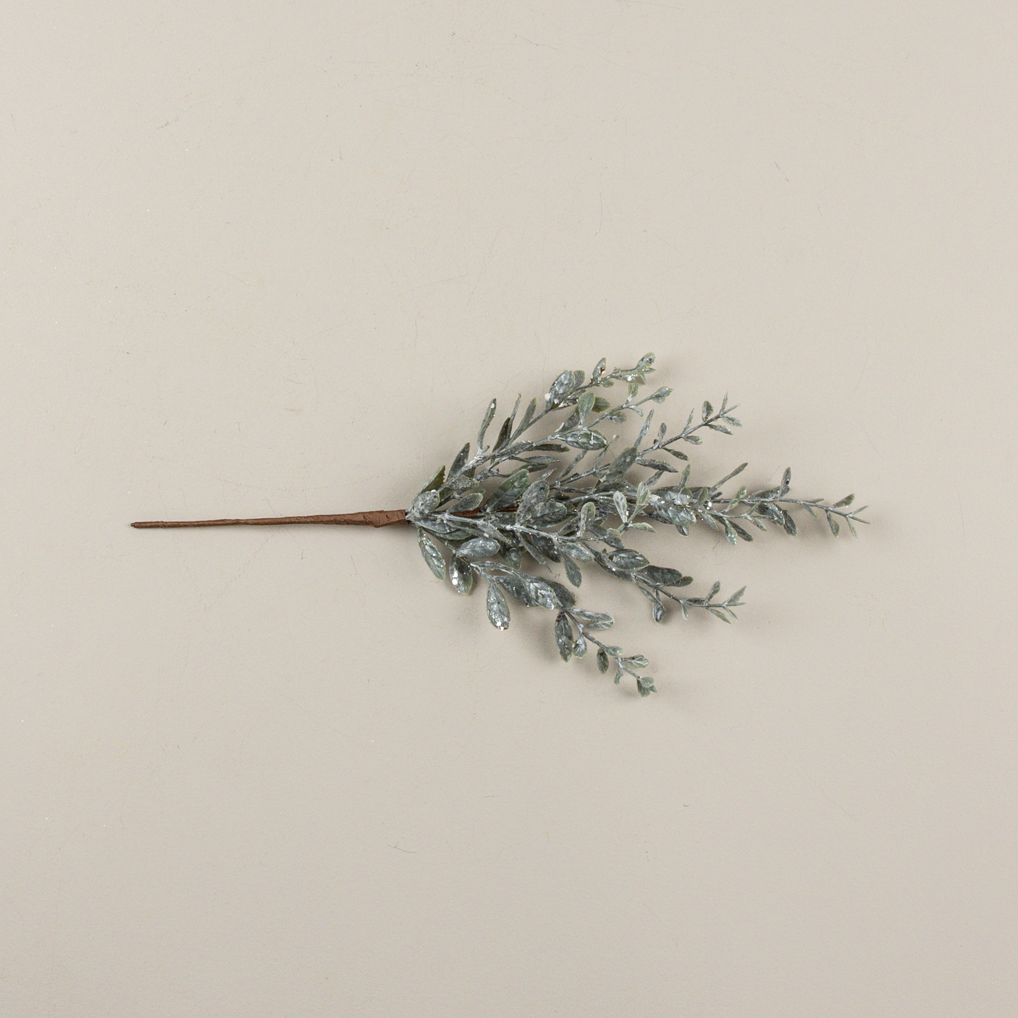 Glittered Sage Ruscus Pick, 16", photo 3 of 4