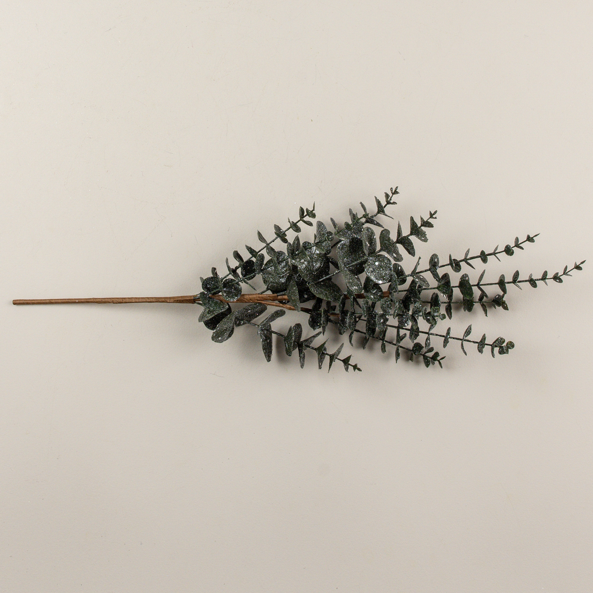 Glittered Dark Green Eucalyptus Spray, 26", photo 3 of 4