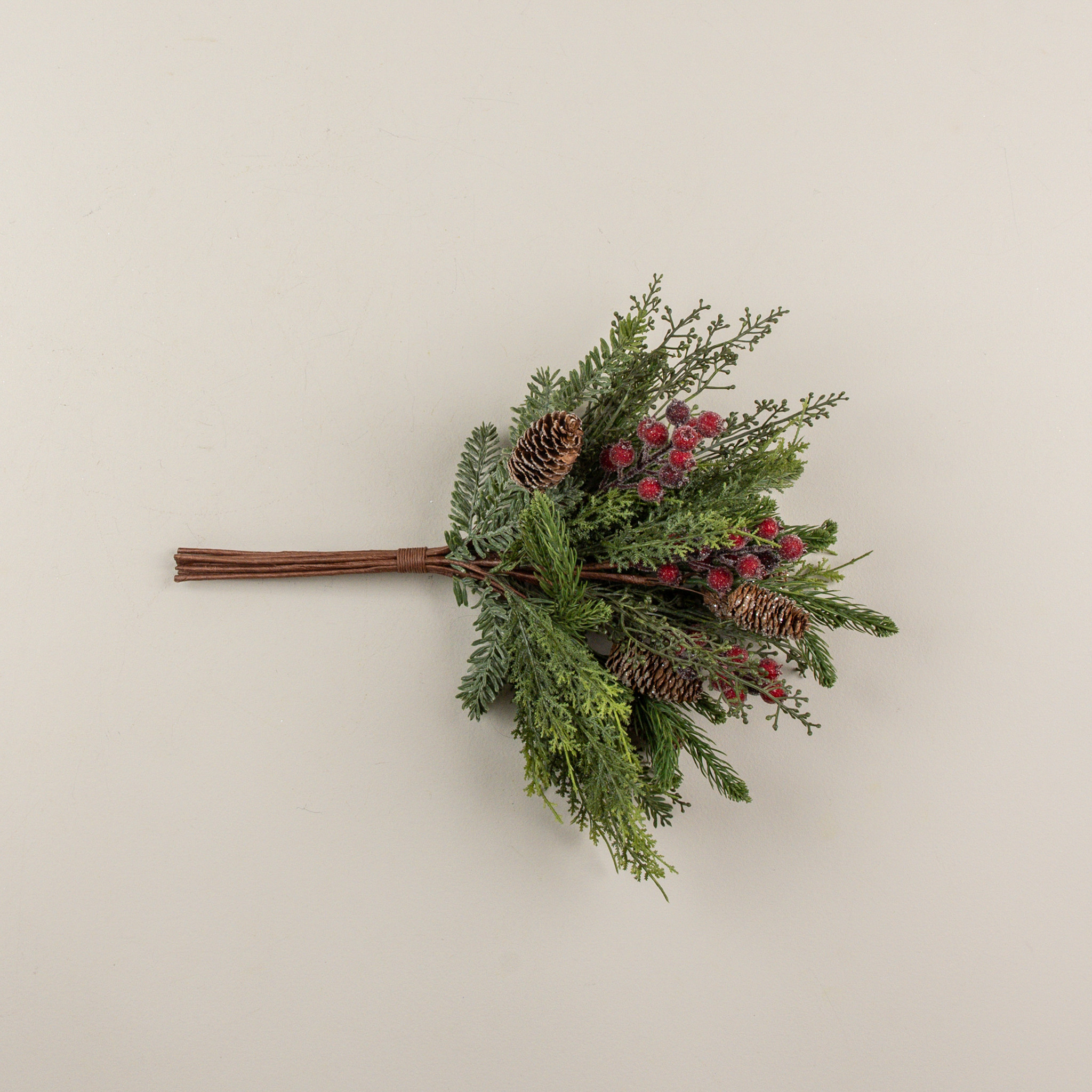 Mixed Cedar, Pine & Red Berry Bundle, 19", photo 3 of 4