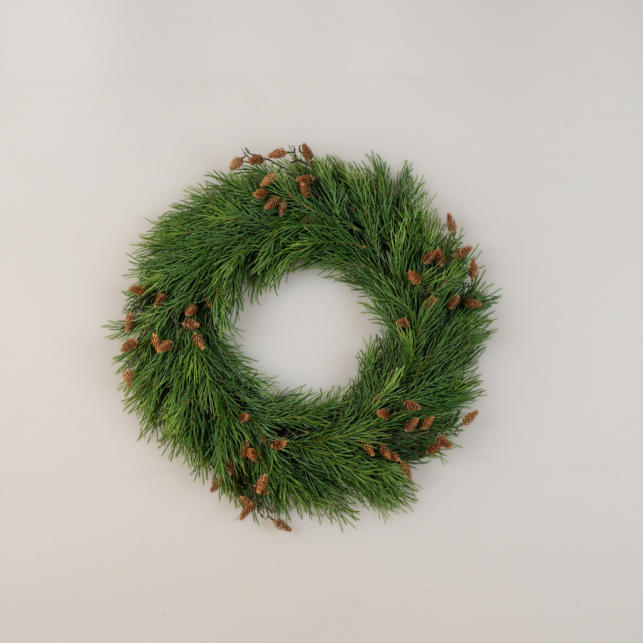 Pine Needle with Pinecone Wreath, 21", photo 2 of 4