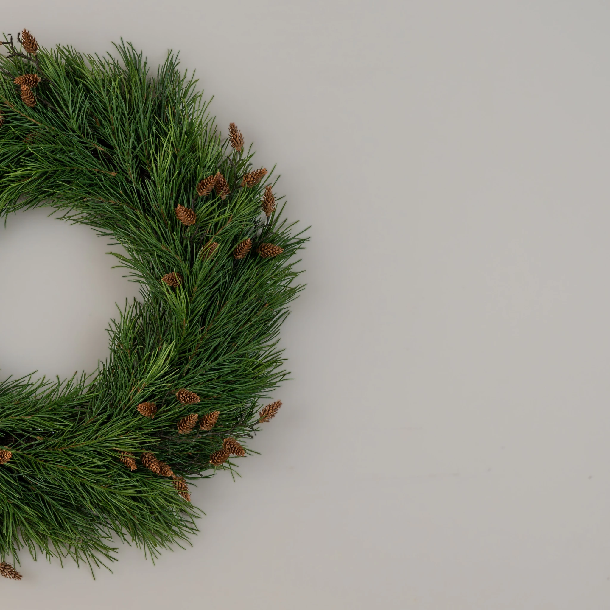 Pine Needle with Pinecone Wreath, 21", photo 3 of 4