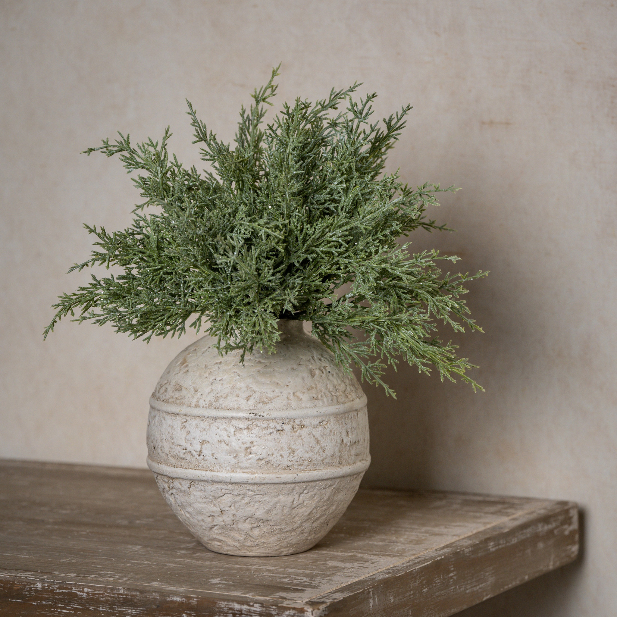 Glittered Juniper Bush, 12", photo 3 of 3