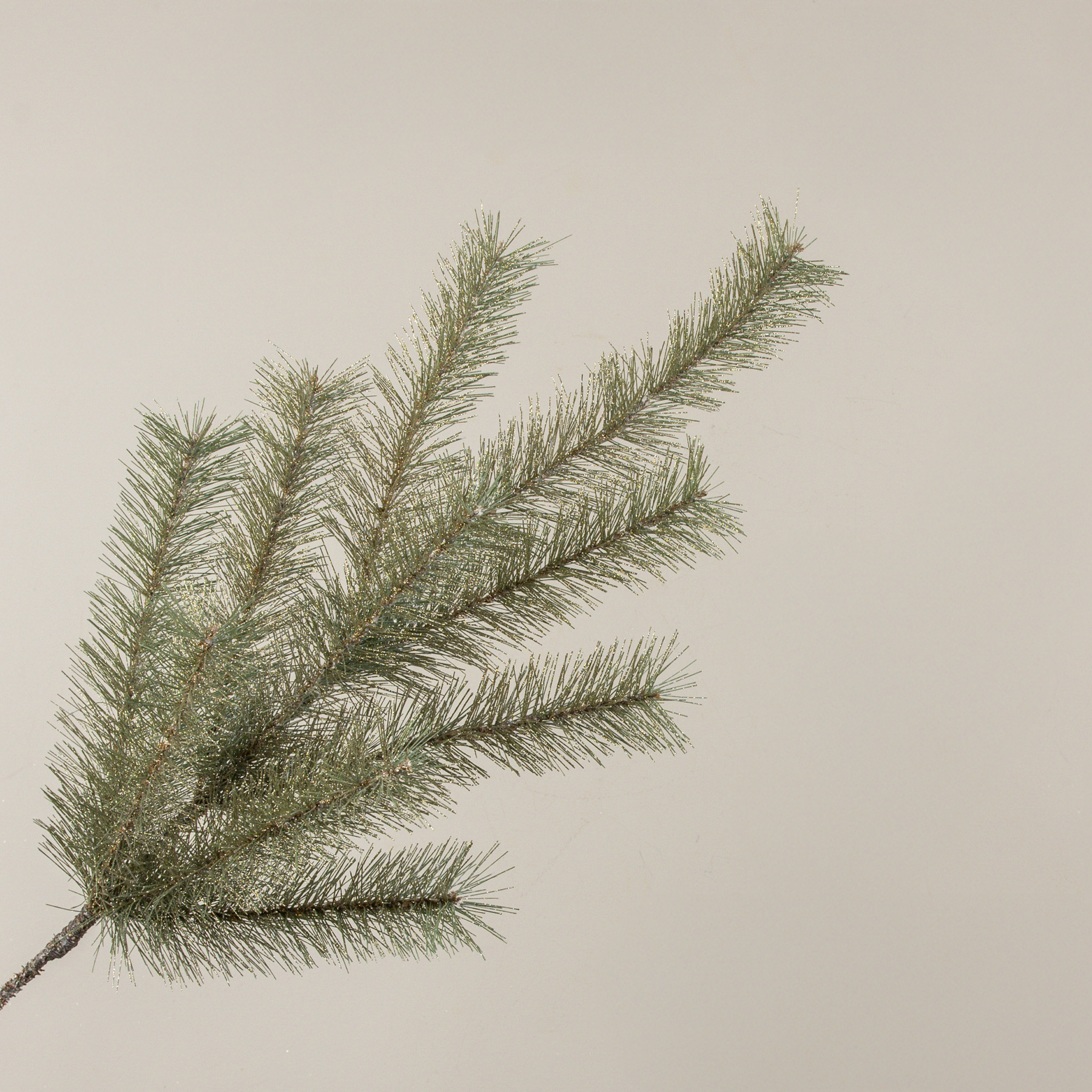 Gold Glittered Pine Spray, 30", photo 2 of 5