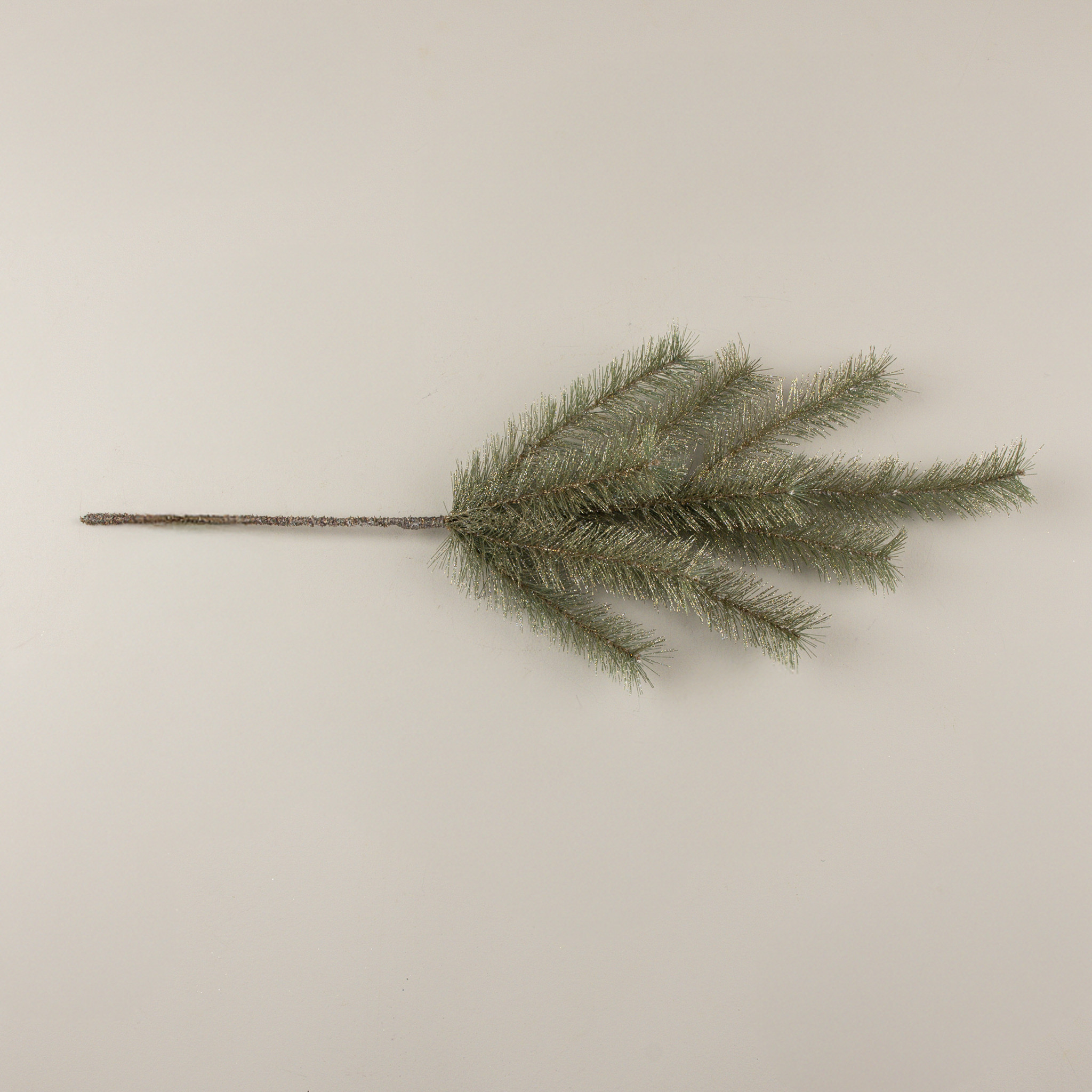Gold Glittered Pine Spray, 30", photo 3 of 5
