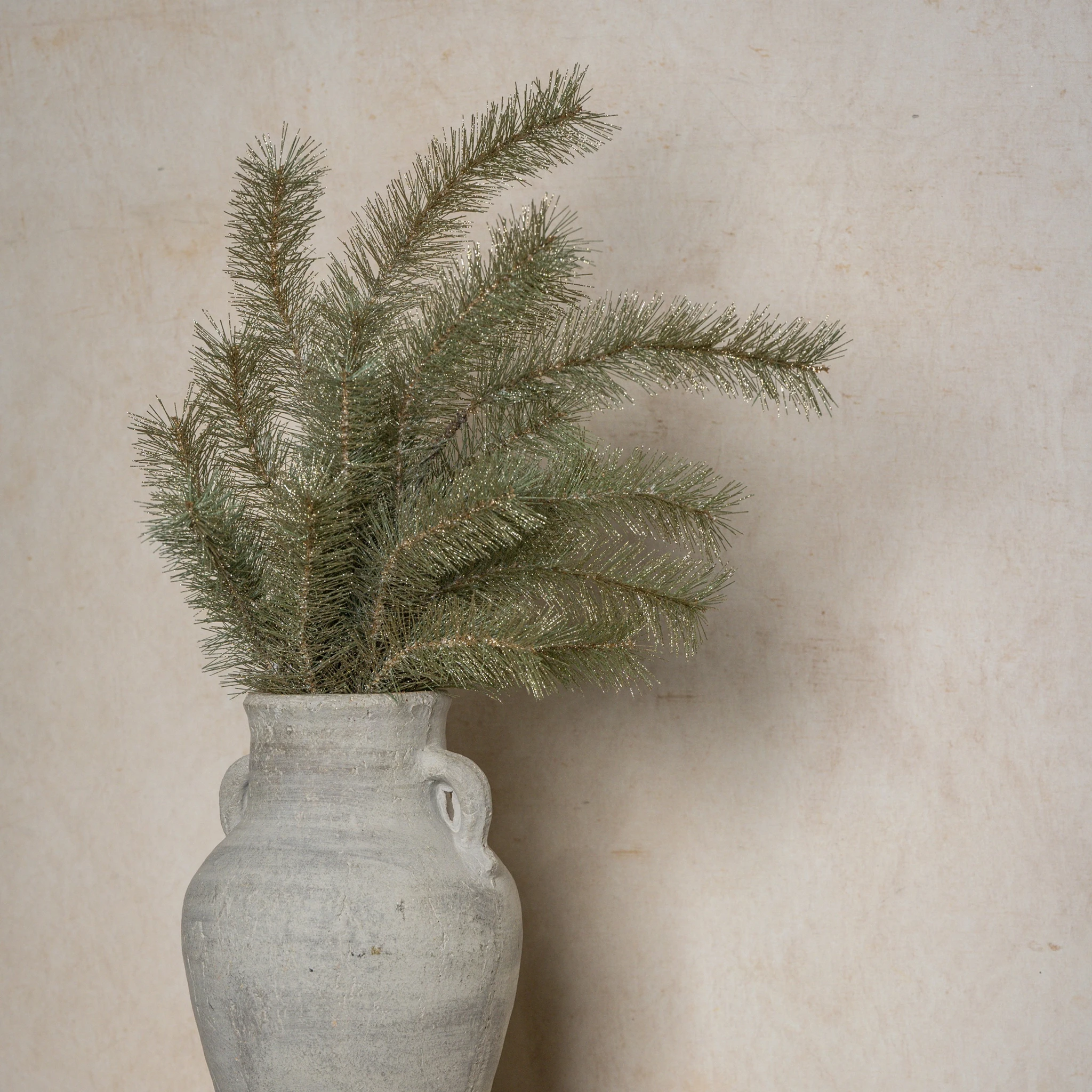 Gold Glittered Pine Spray, 30", photo 4 of 5